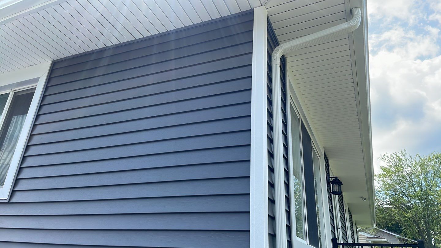 Siding Replacement using Smokey Grey by 180 Contractors