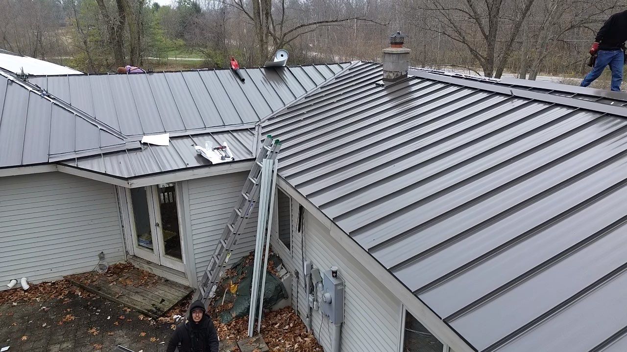 Mechanically Seamed Standing Seam Metal Roof in Fort Wayne, Indiana – Coldwater Road by 4Ever Metal Roofing