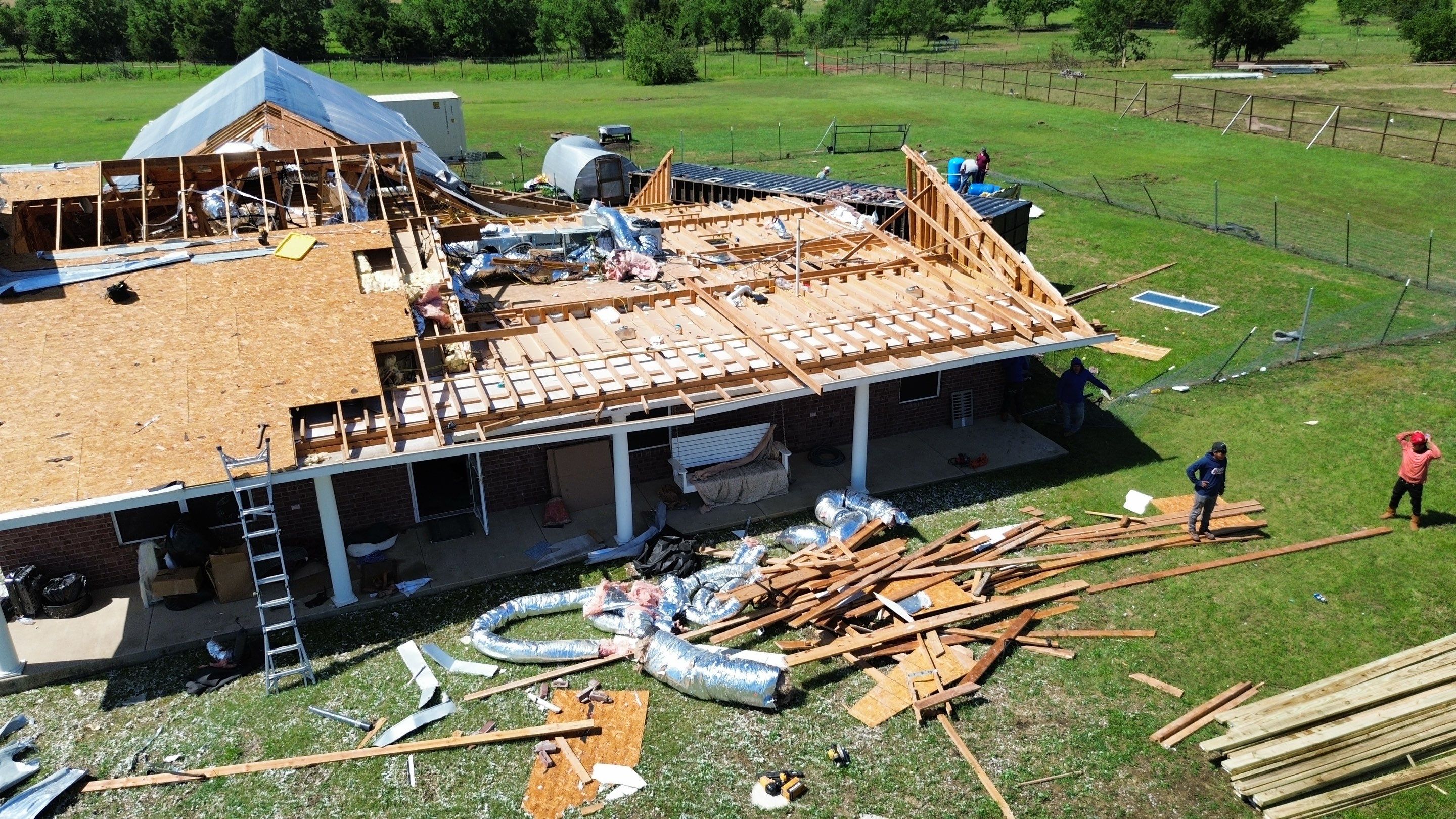 Tornado Recovery by First Out Roofing