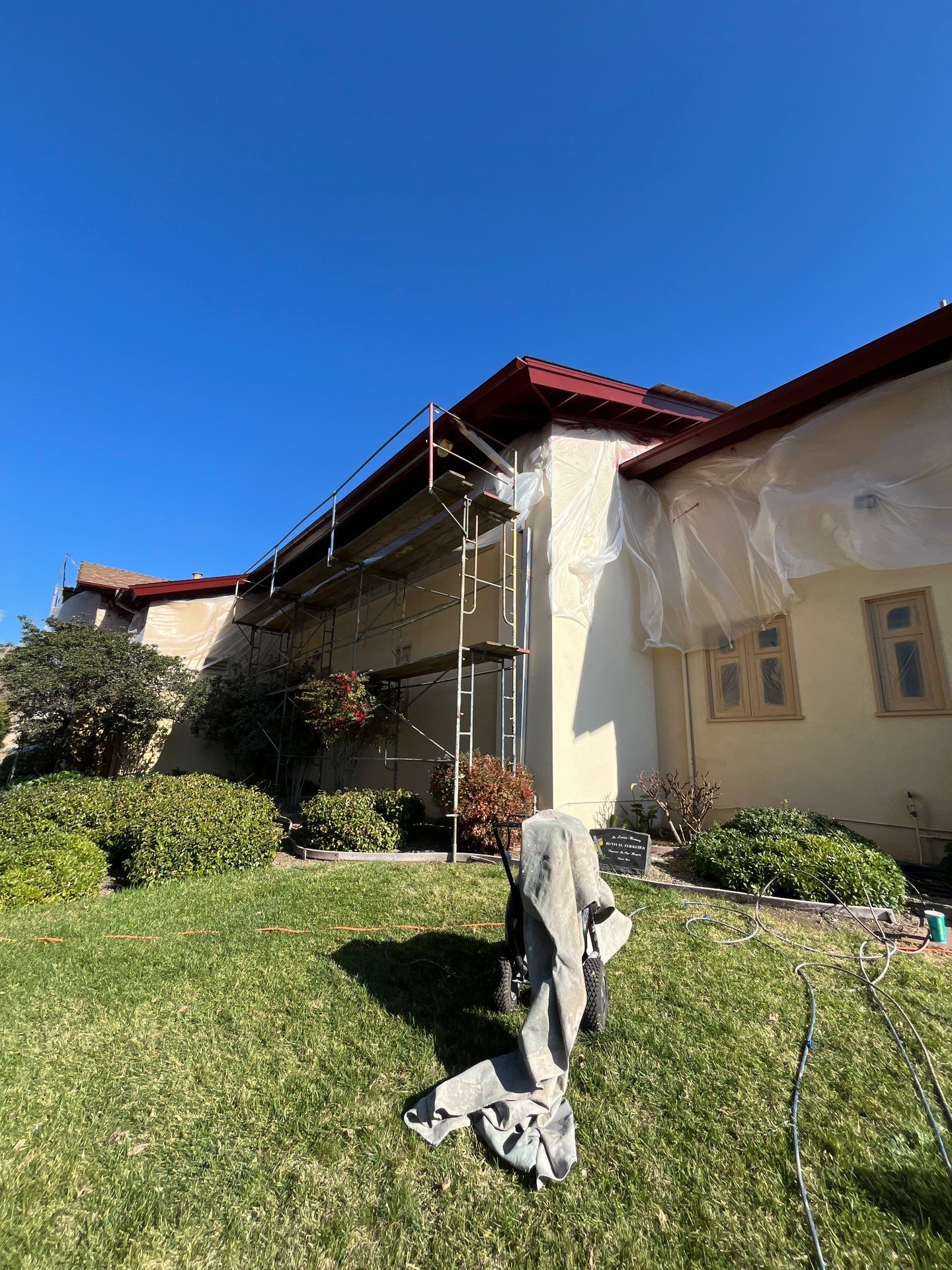 Assumption church San Leandro  by Herrera’s Bay Area Painting inc.