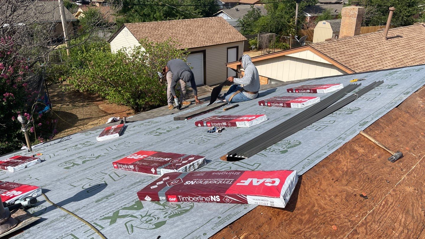 Residential Roofing Installation using GAF Natural Shadow  by A & H Roofing and Contracting