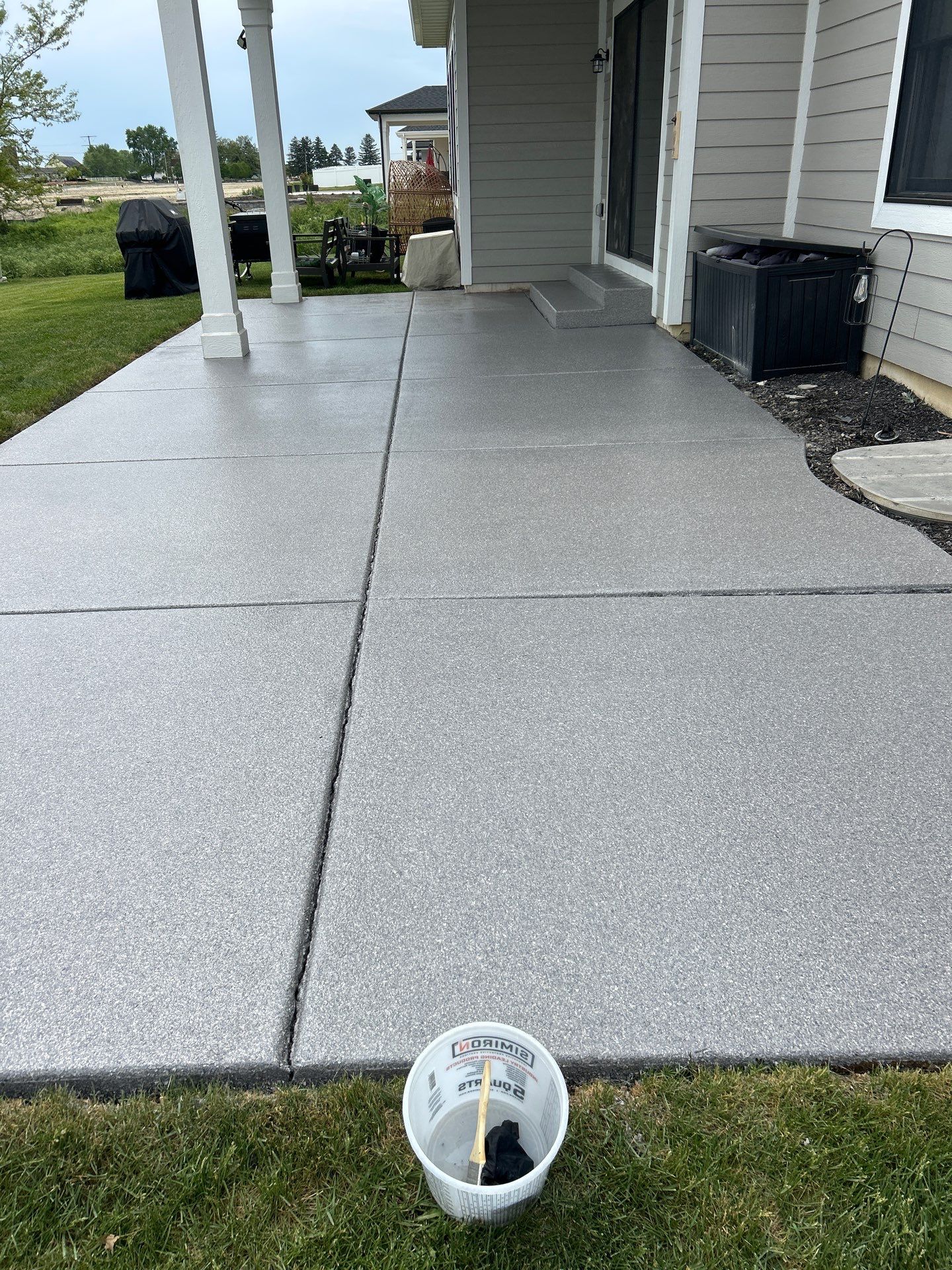 Dolerite Outdoor Concrete Coating by Level 10 Coatings