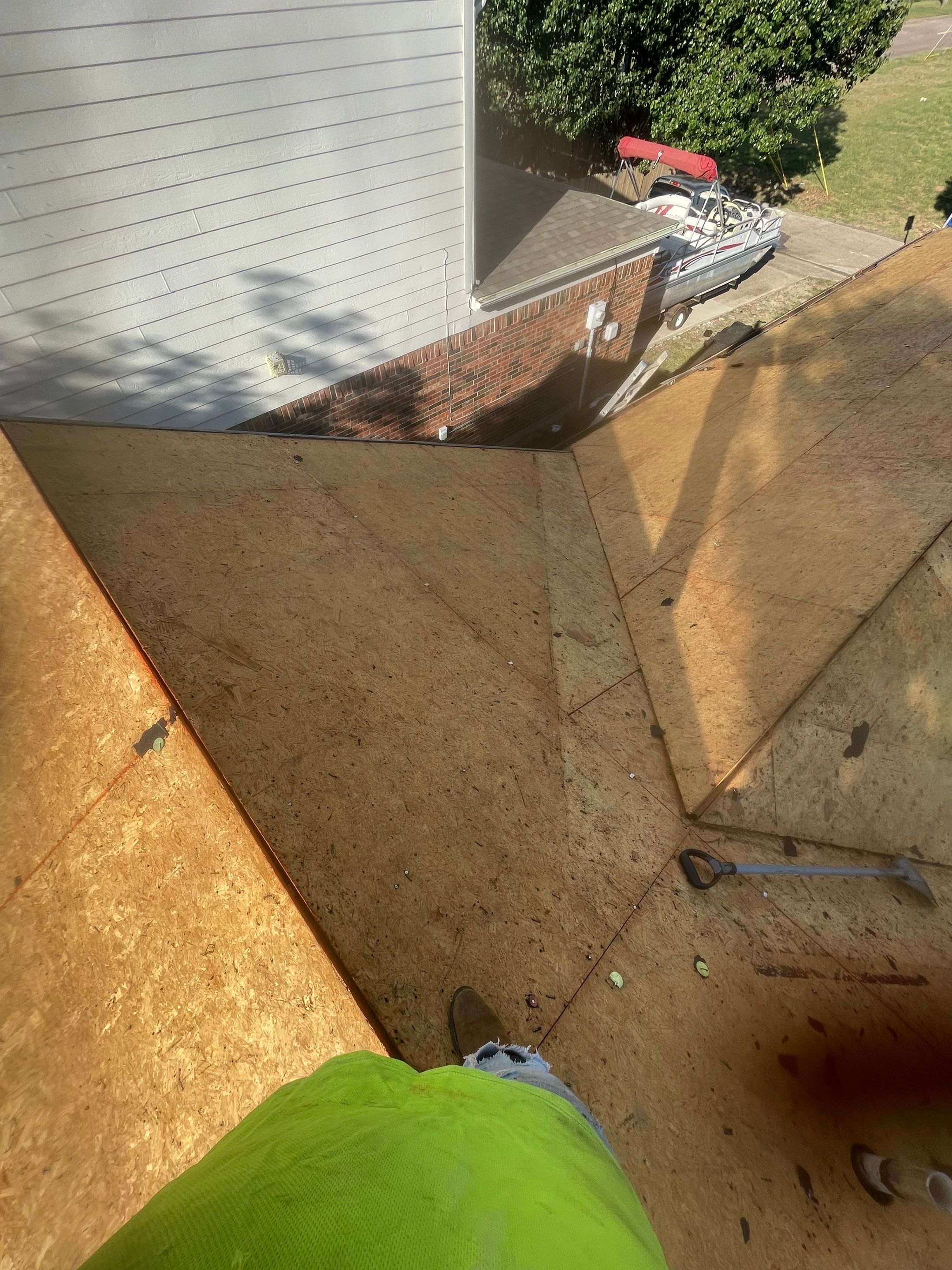 Paid for by Insurance Reroof. by Berry Good Roofing 