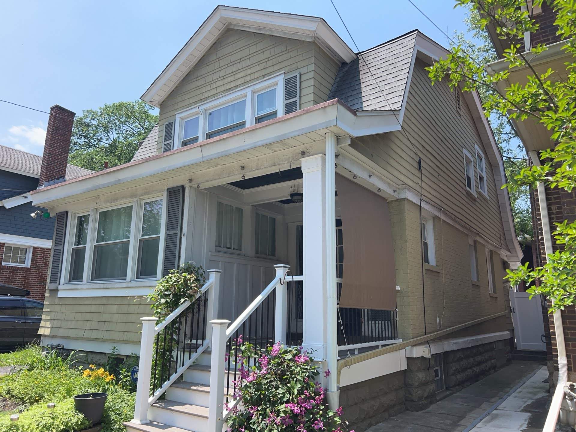 Full House Siding Renovation with Blue Shake Siding in Pittsburgh by Ideal Siding Pittsburgh