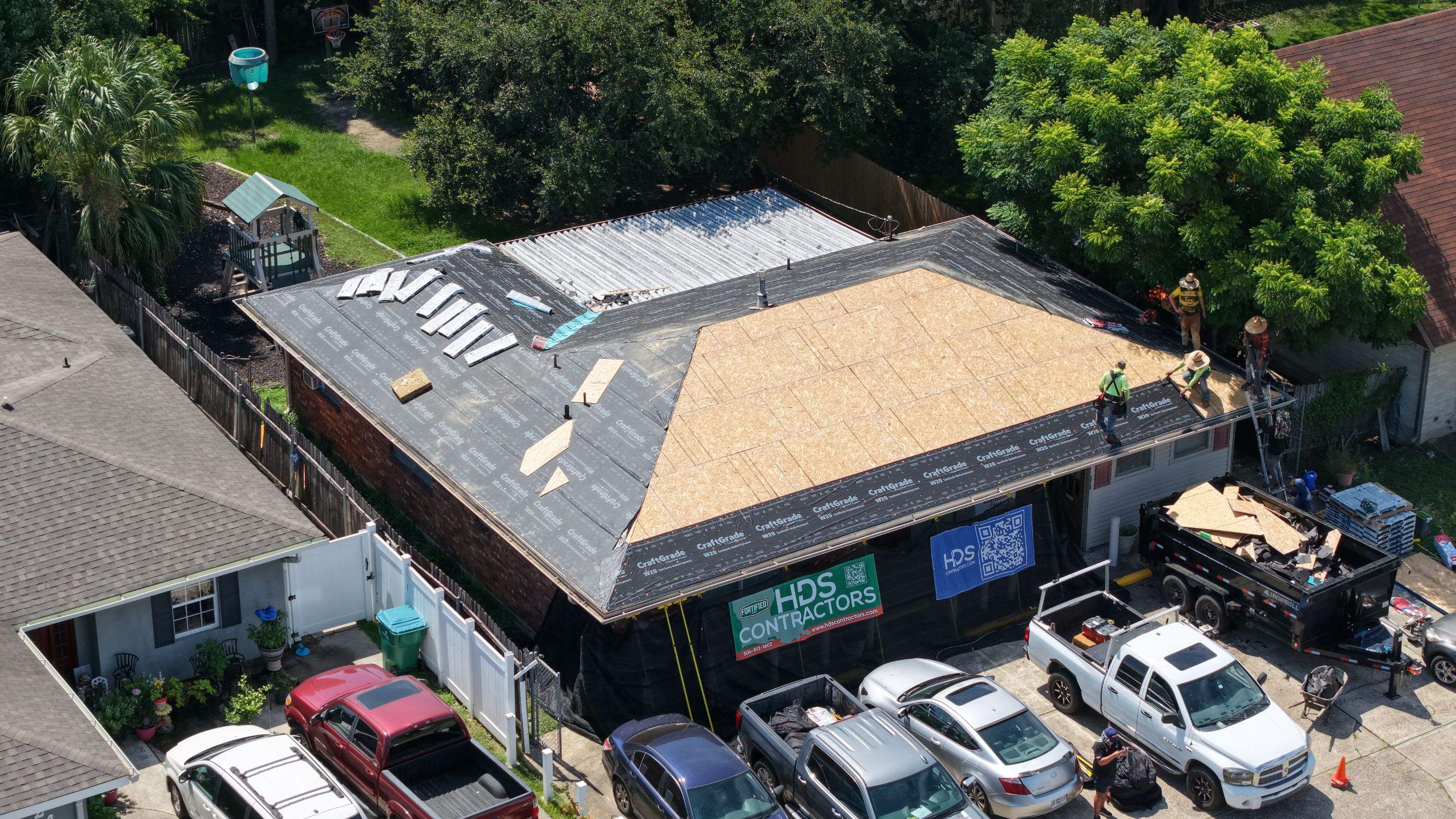 Roof Replacement in Gretna by HDS Contractors
