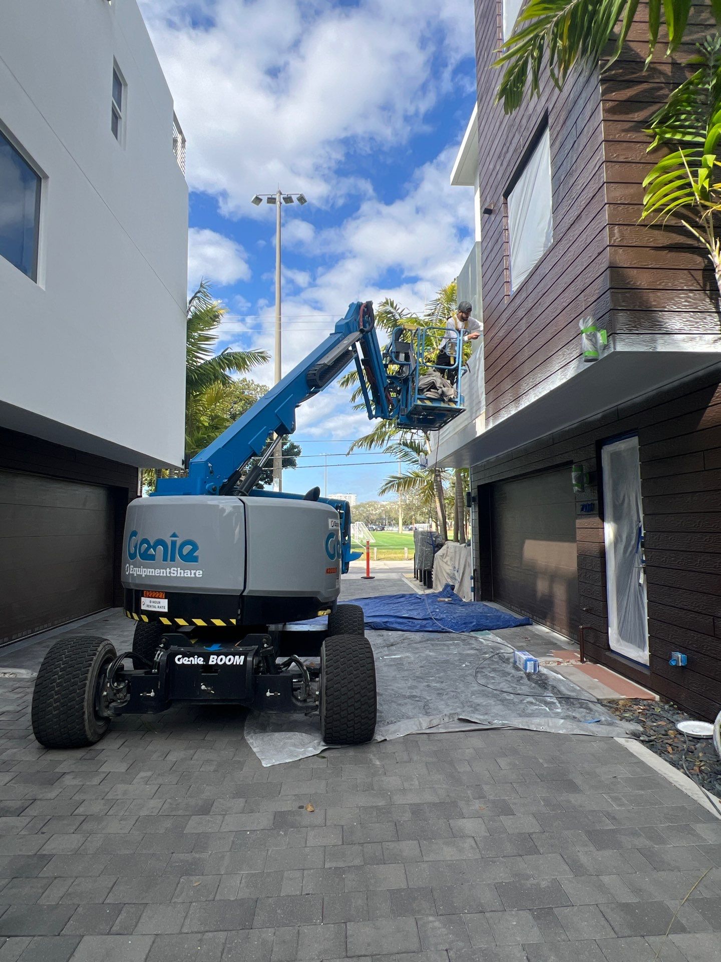 Fort Lauderdale Town Homes Exterior Painting by John “The Greek” Painting