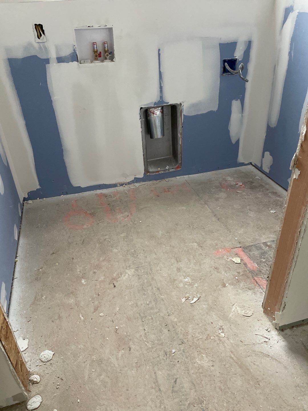 New Construction Bathrooms and Fireplace by Footprints Floors of East Atlanta