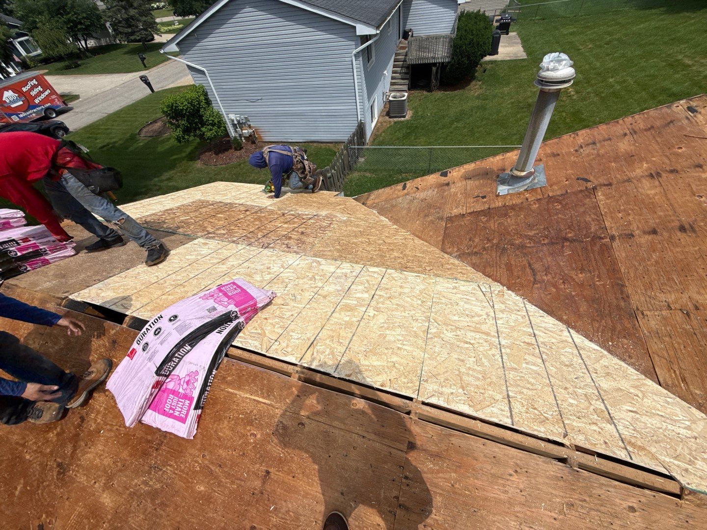 Roof Replacement using Owens Corning Tru Definitions by 180 Contractors