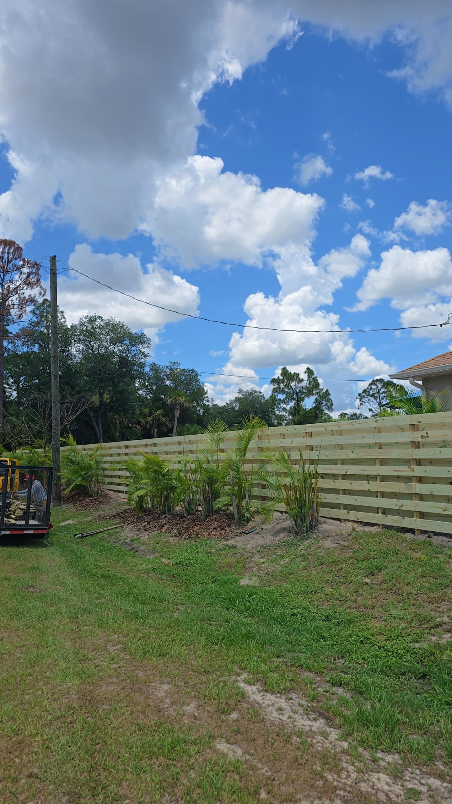 Horizontal Shadowbox Wood in North Port by True Fence LLC