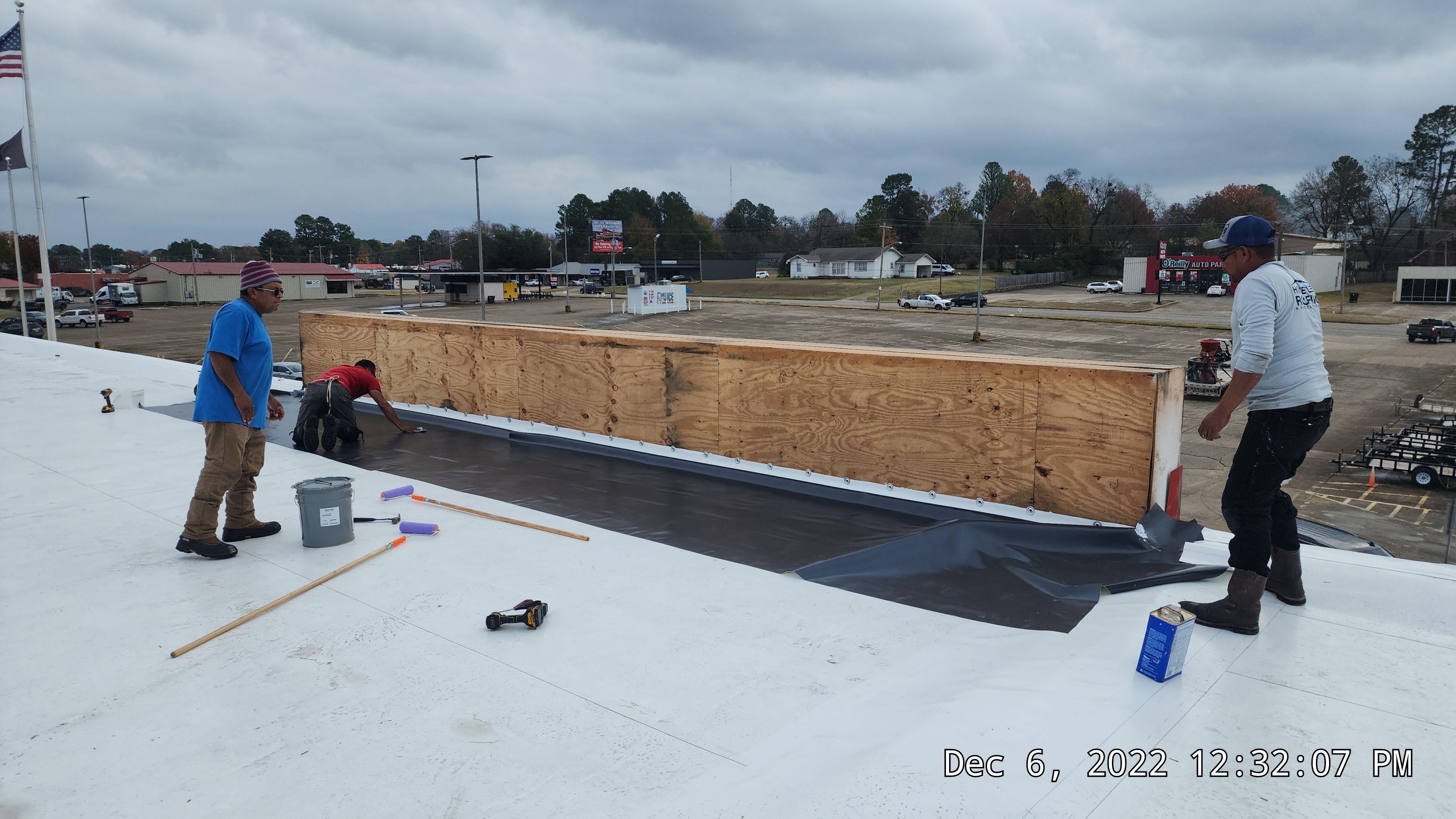 VA Clinic/Tractor Supply in Idabel, Oklahoma by Hostetler Roofing
