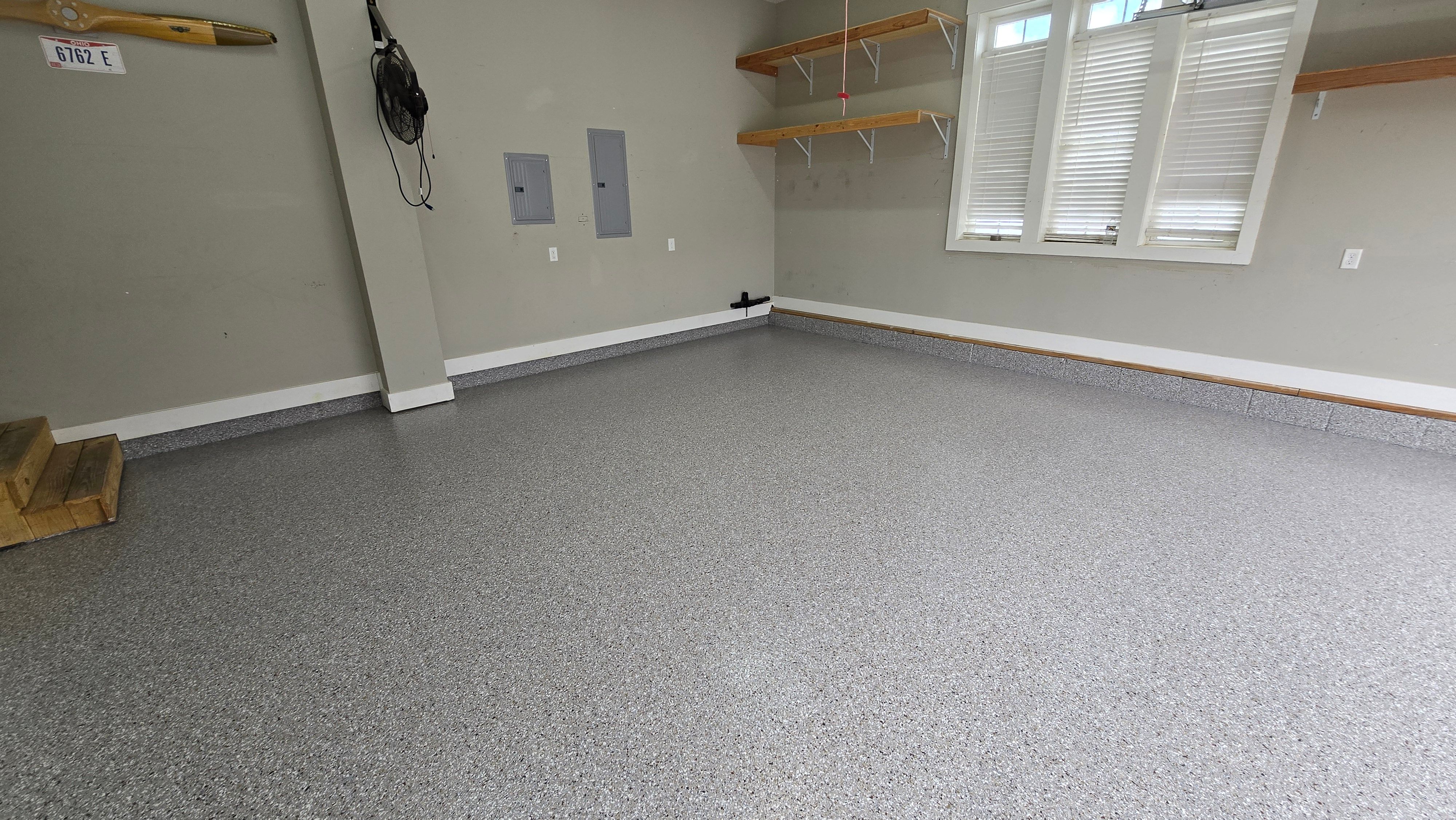 Garage using Creekbed by Elite Floor Solutions