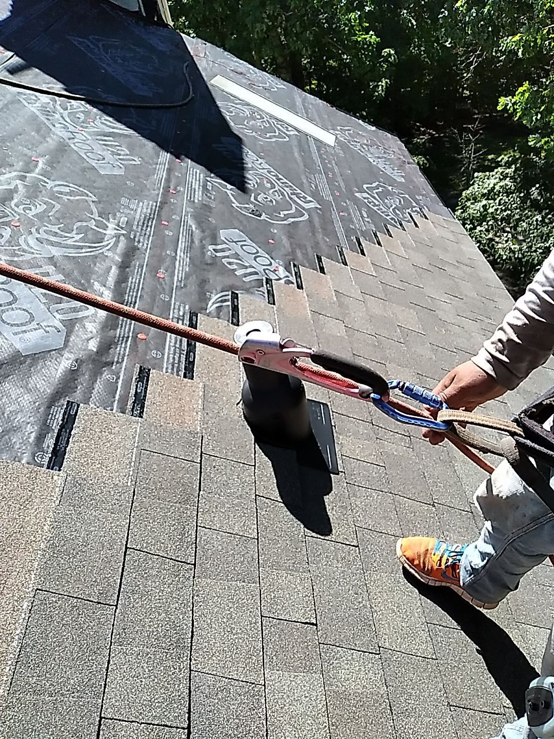 Residential Roofing Installation using Ashphalt Shingles by Indigo State Roofing