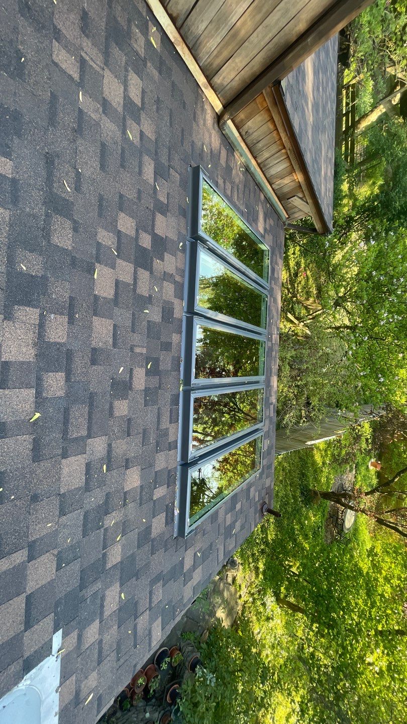 Roof Replacement w/ Skylights in Baltimore, MD (IKO Dynasty) by American Home Contractors