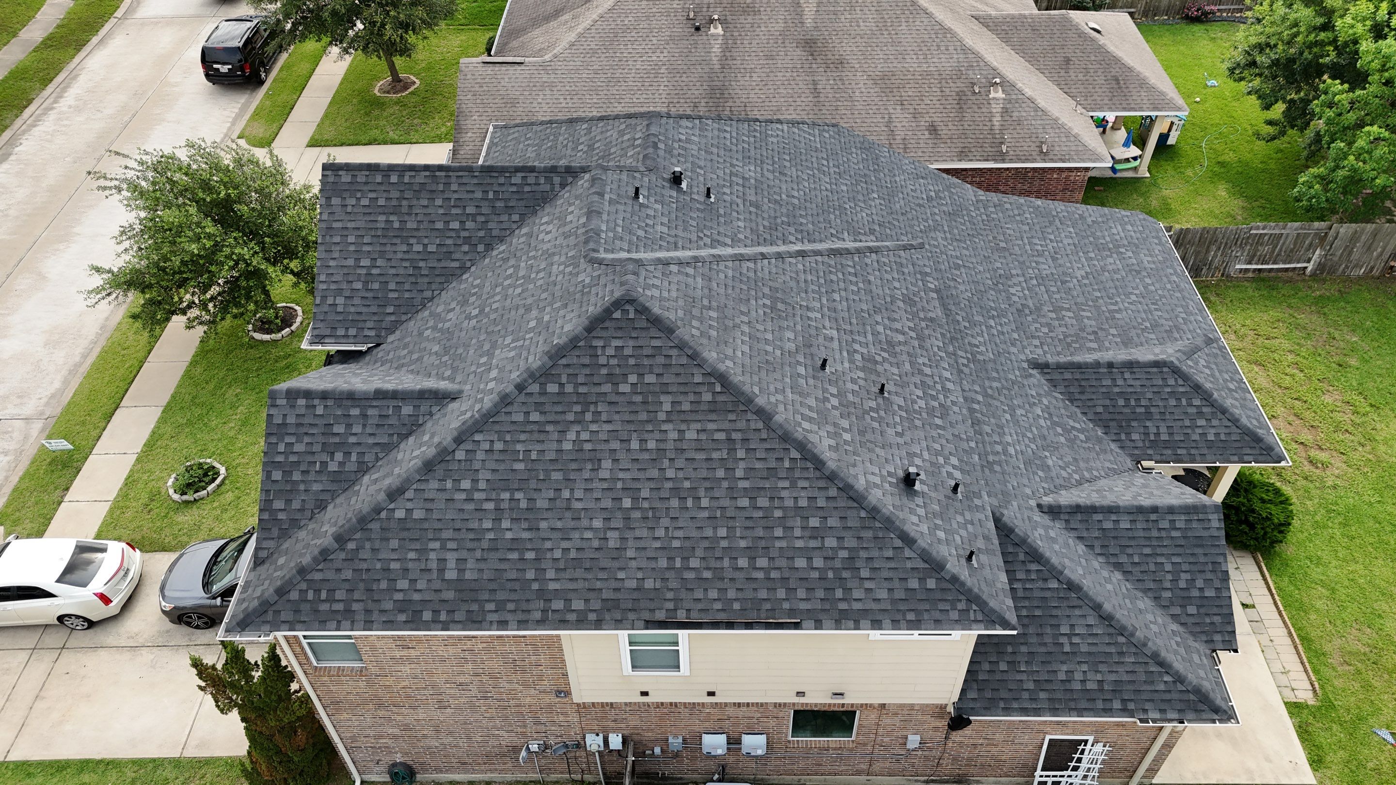Residential Roofing Installation using IKO Dynasty by Core Four Roofing