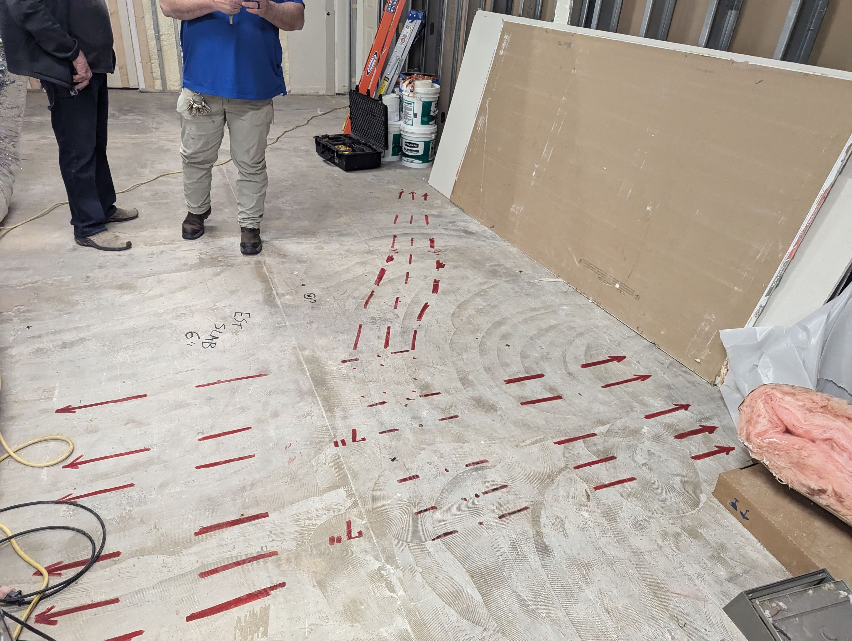 Slab Scan for Electrical Ducts by Alsip Locating Service, LLC
