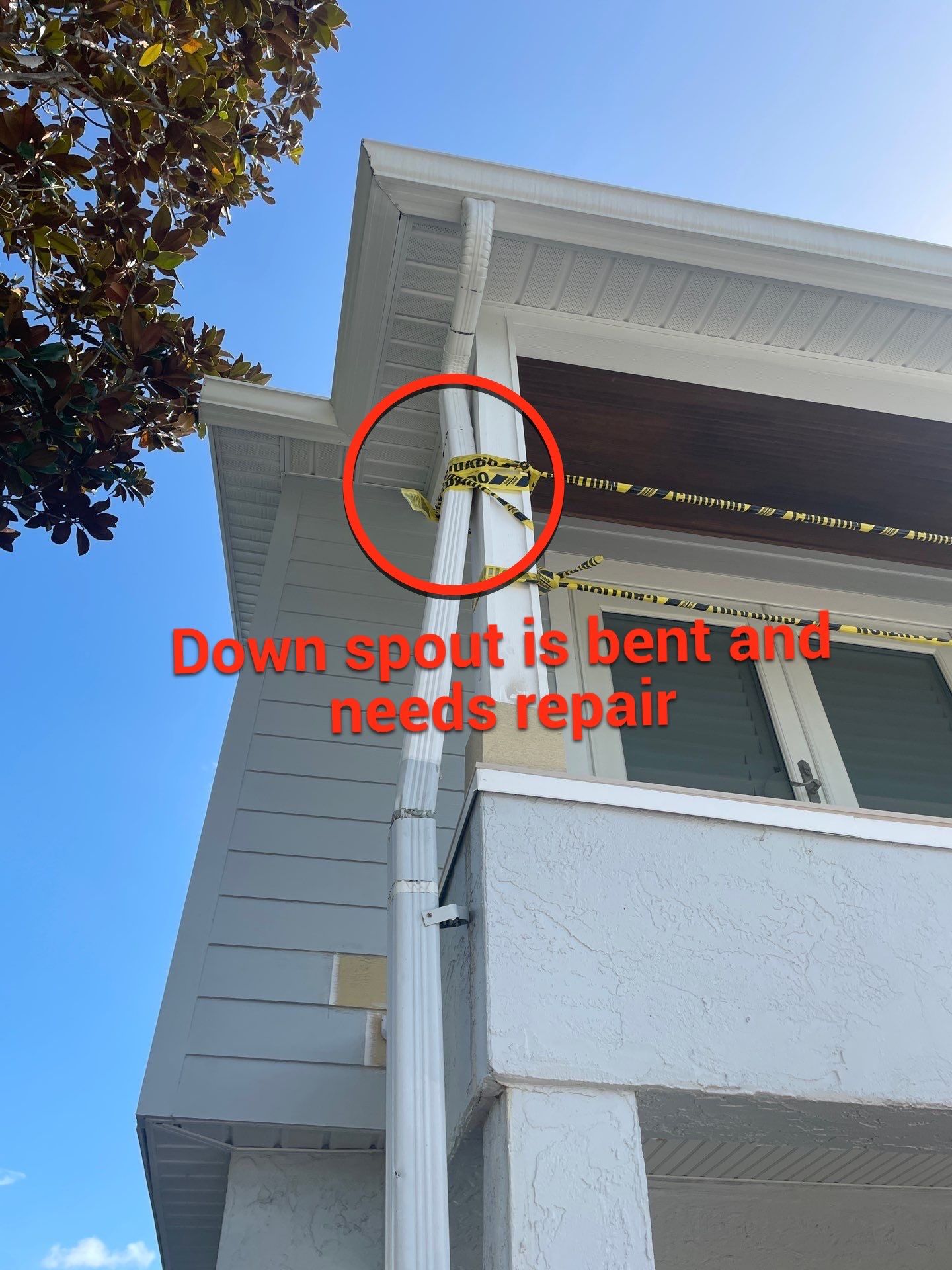 7-Inch K-Style Seamless White Gutters in Osprey FL by Gutter Professors
