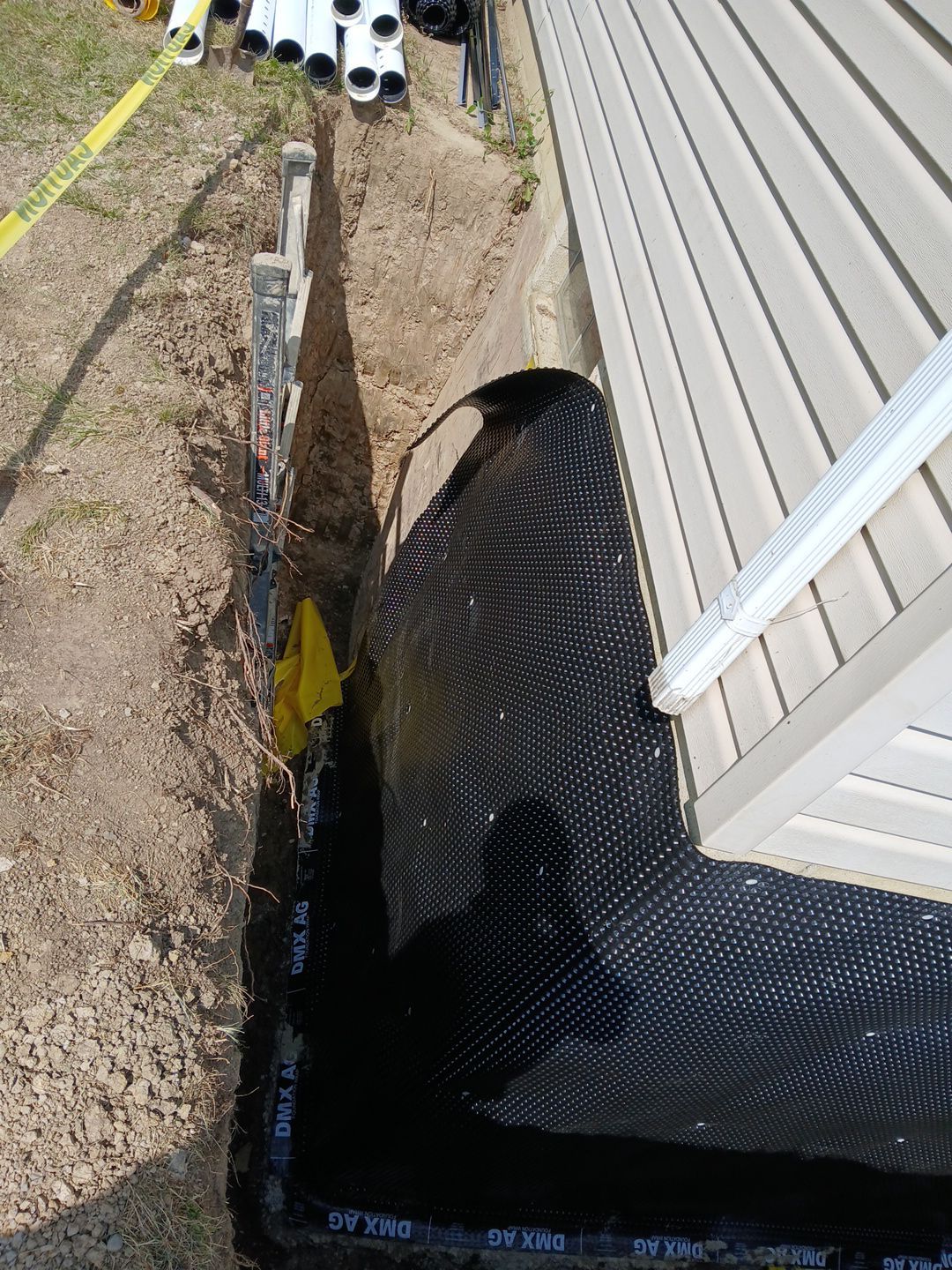 Exterior Waterproofing & Embedded Fiber Reinforcements by Toledo Basement Repair