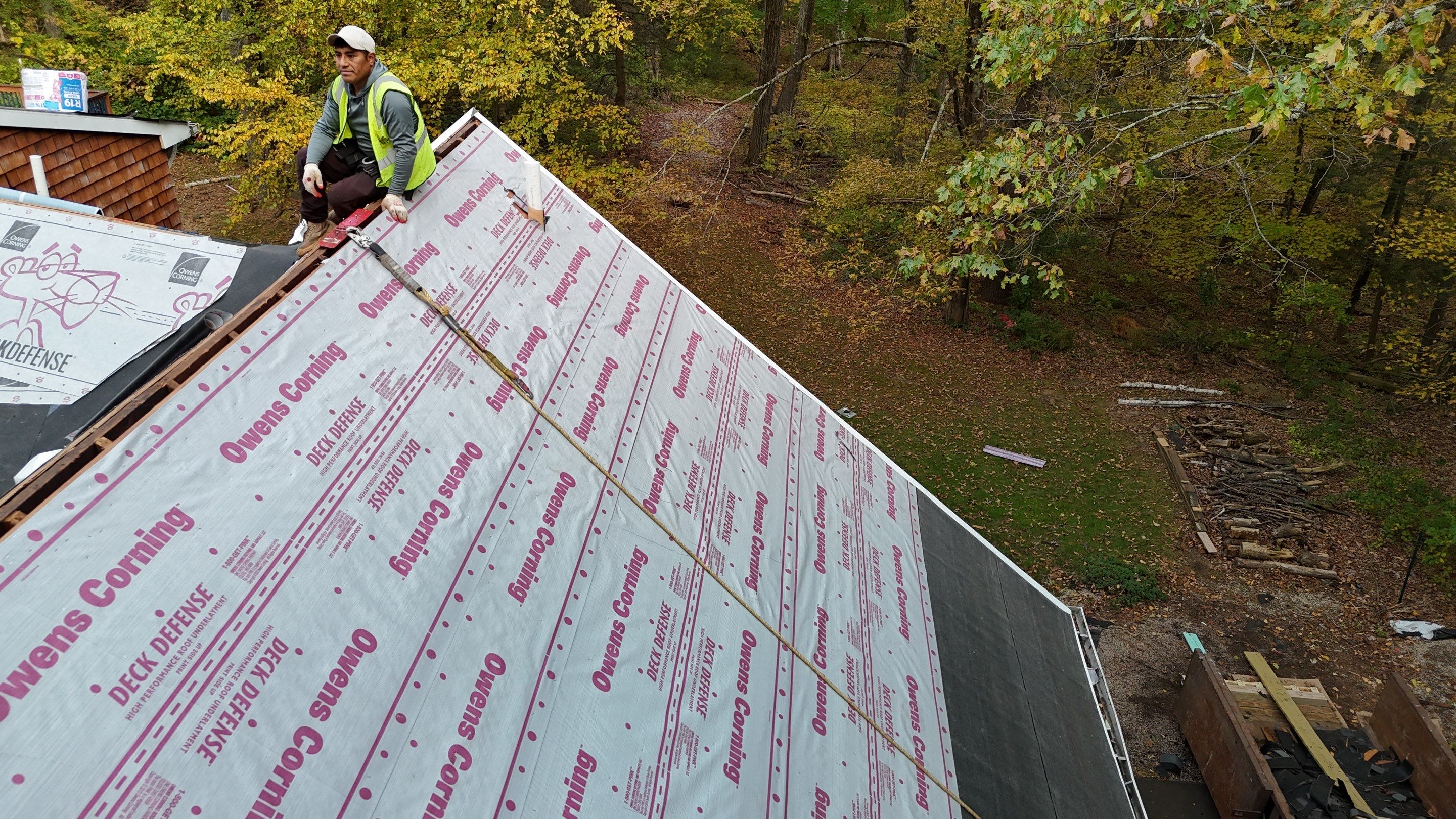 Owens Corning Duration : Chateau Green with Copper Accents in Avon, CT by Golden Shield Roofing