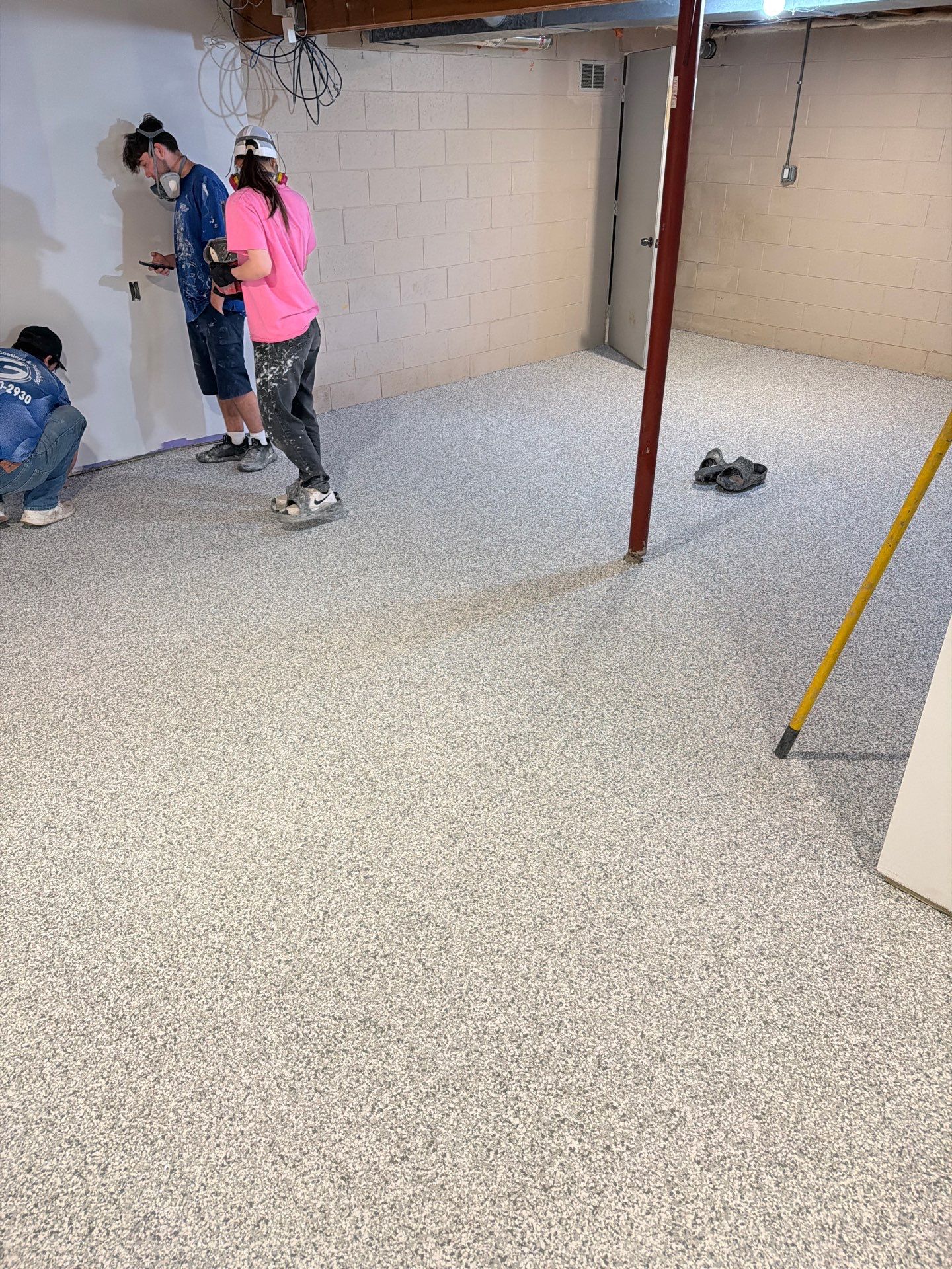 Basement Epoxy Floor Coating – Muskegon, MI by Gordon Painting