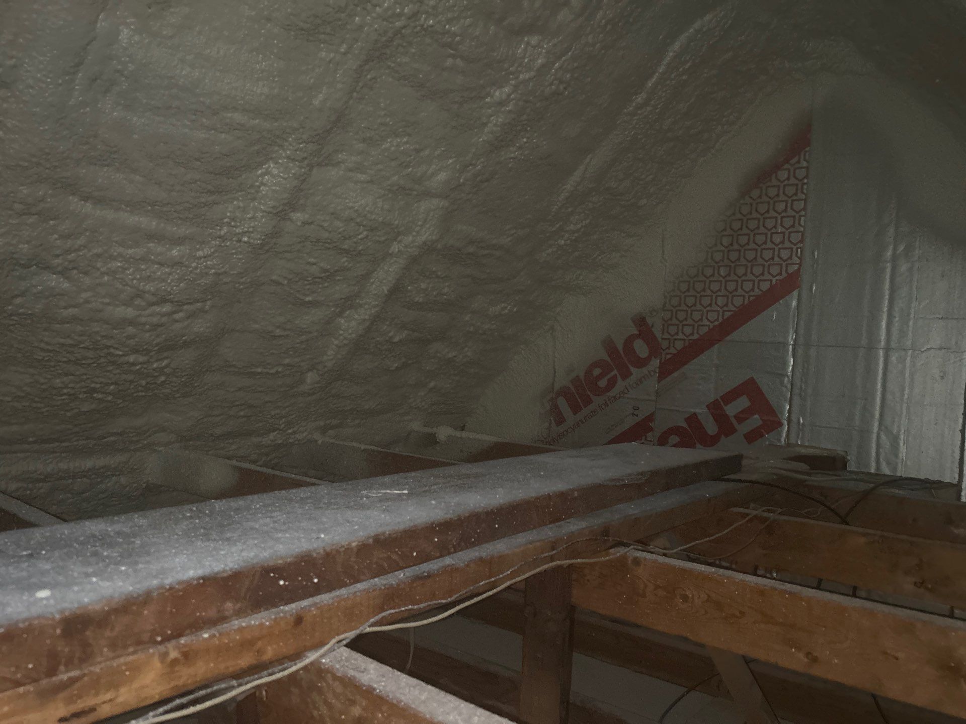 Attic Insulation using Closed Cell Spray Foam by NYS Foam & Energy