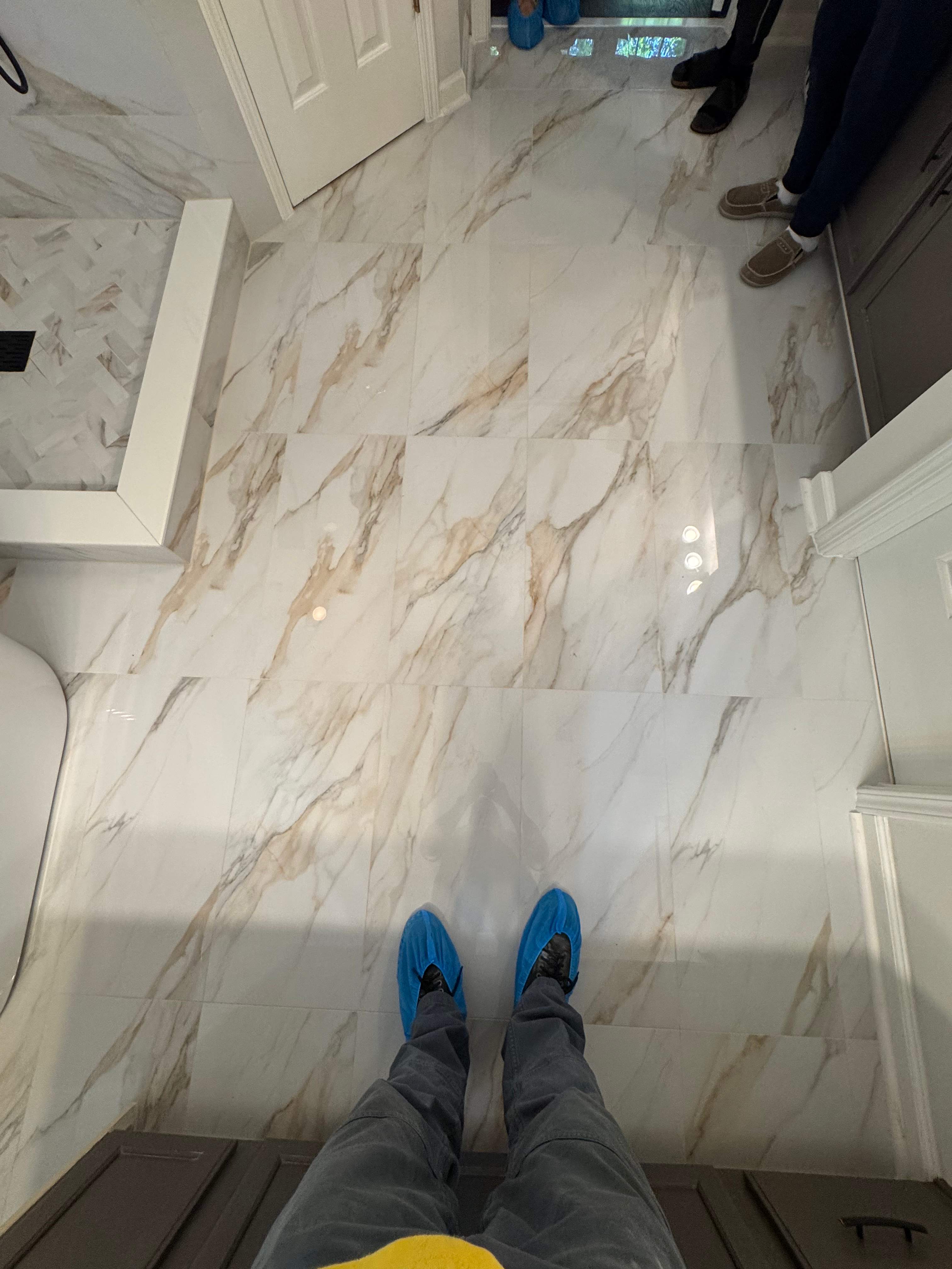 Master bathroom renovation by Prudencio