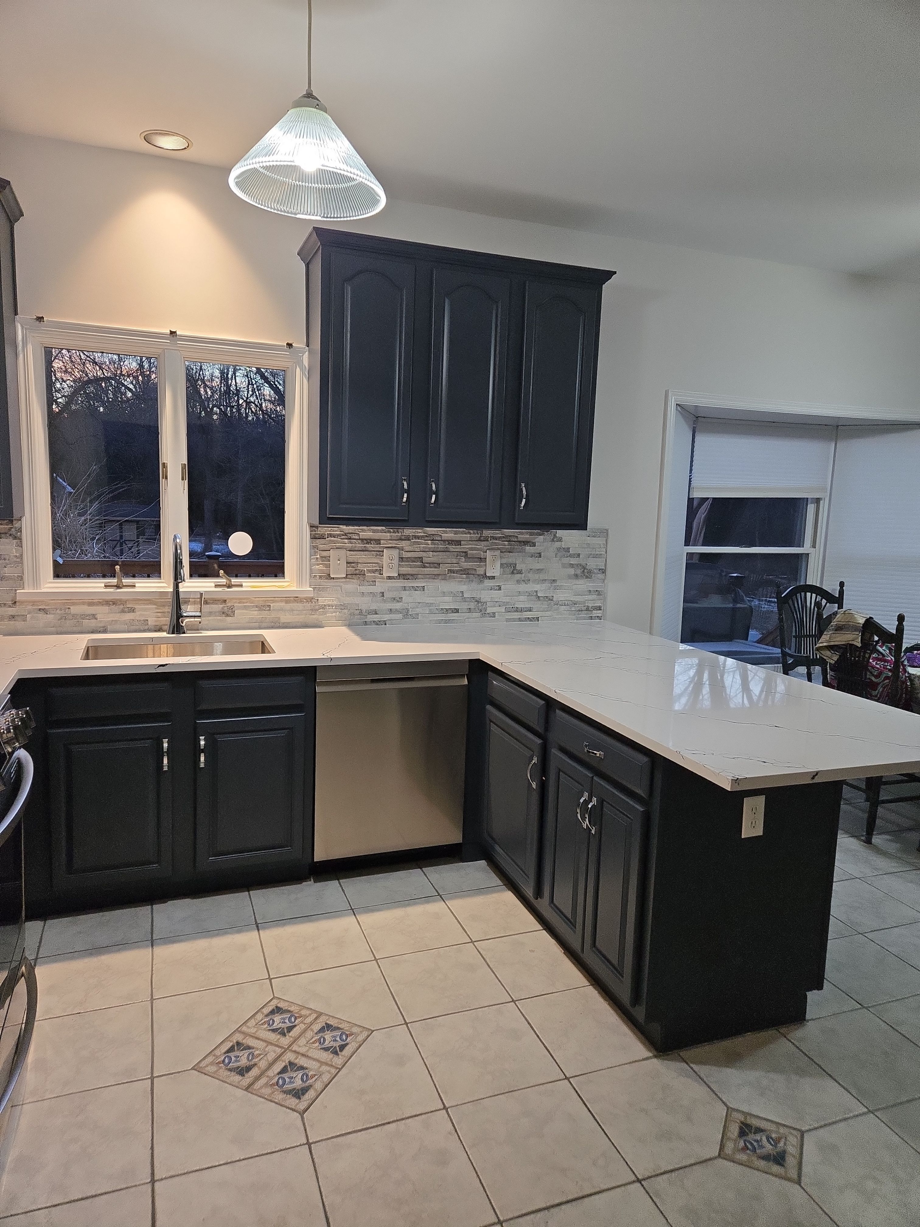 Cabinet Refinishing using Benjamin Moore Command by Spectrum Painting, LLC