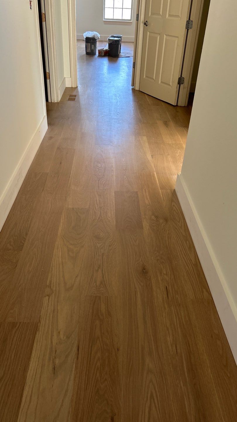 New hardwood floors for an office building by Footprints Floors of Nashville