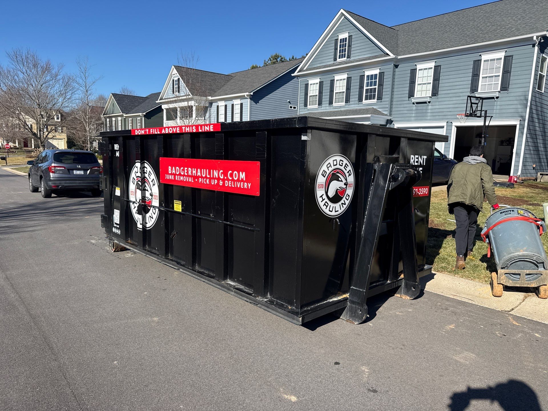 Job Site Clean Up by Badger Hauling