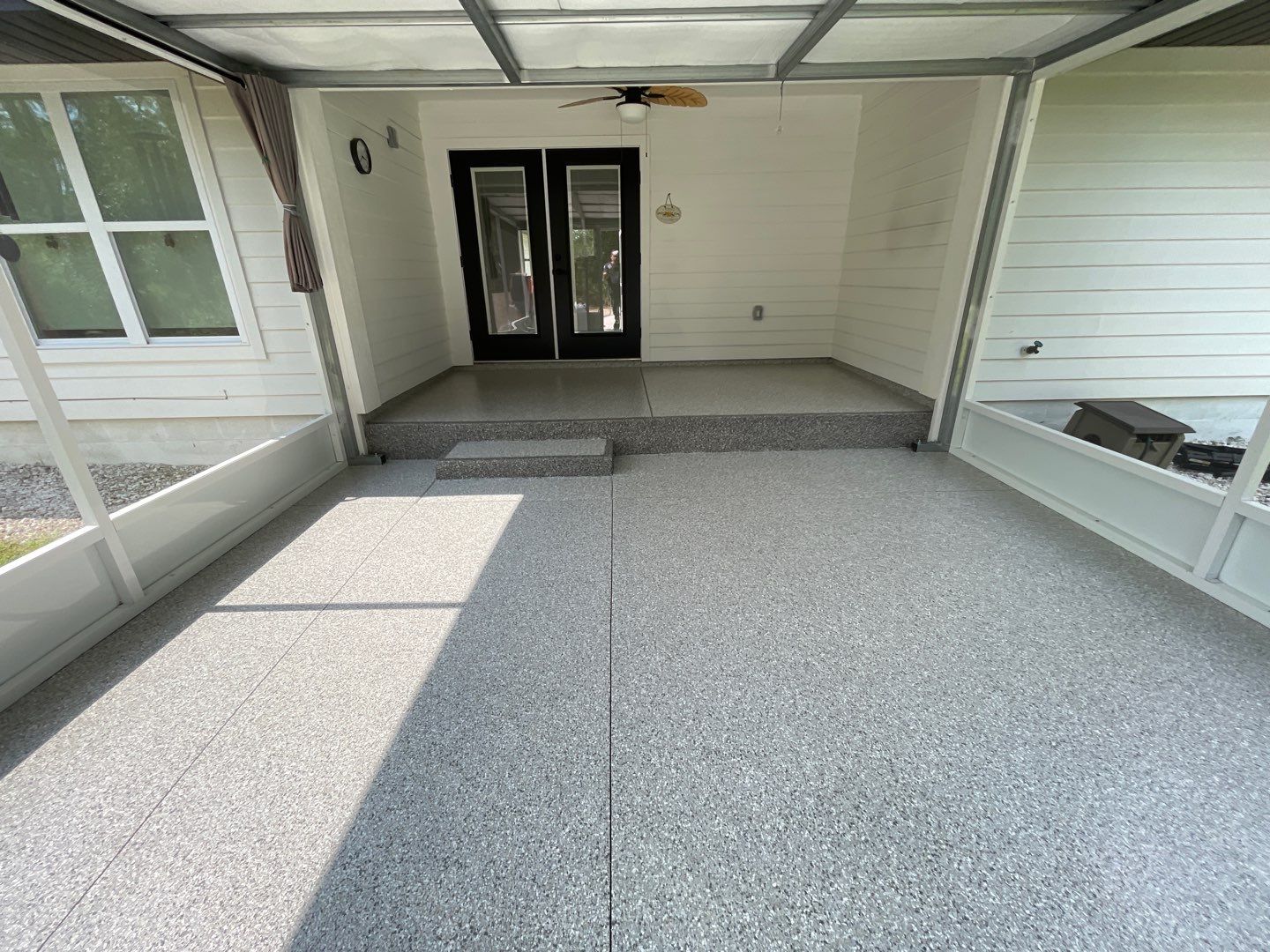 Porches Project in Lake Butler, FL in Mount Everest by Cross Creek Concrete Coatings