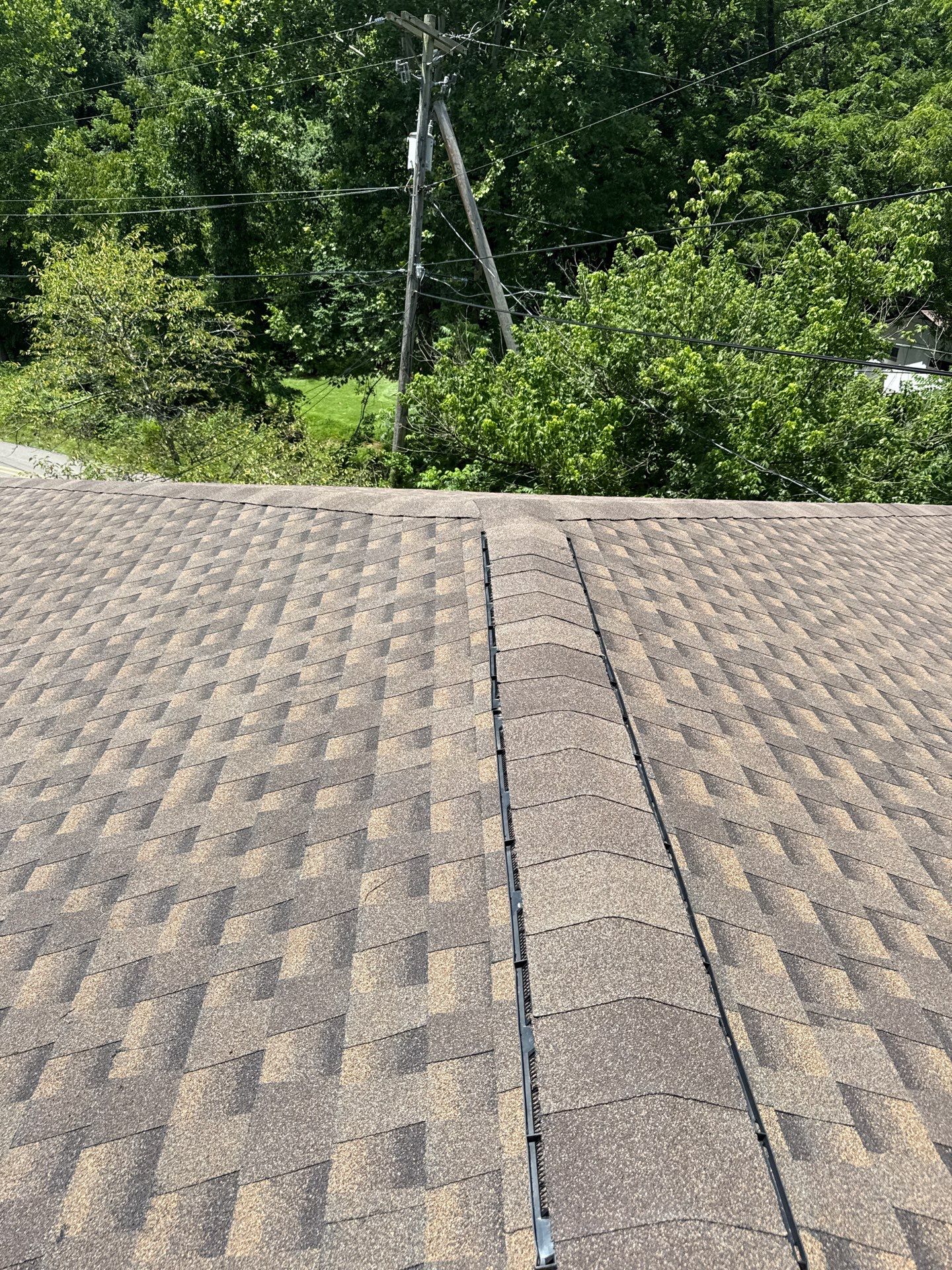Residential Roofing Installation using GAF Timberline HDZ Barkwood by Rainstoppers Roofing