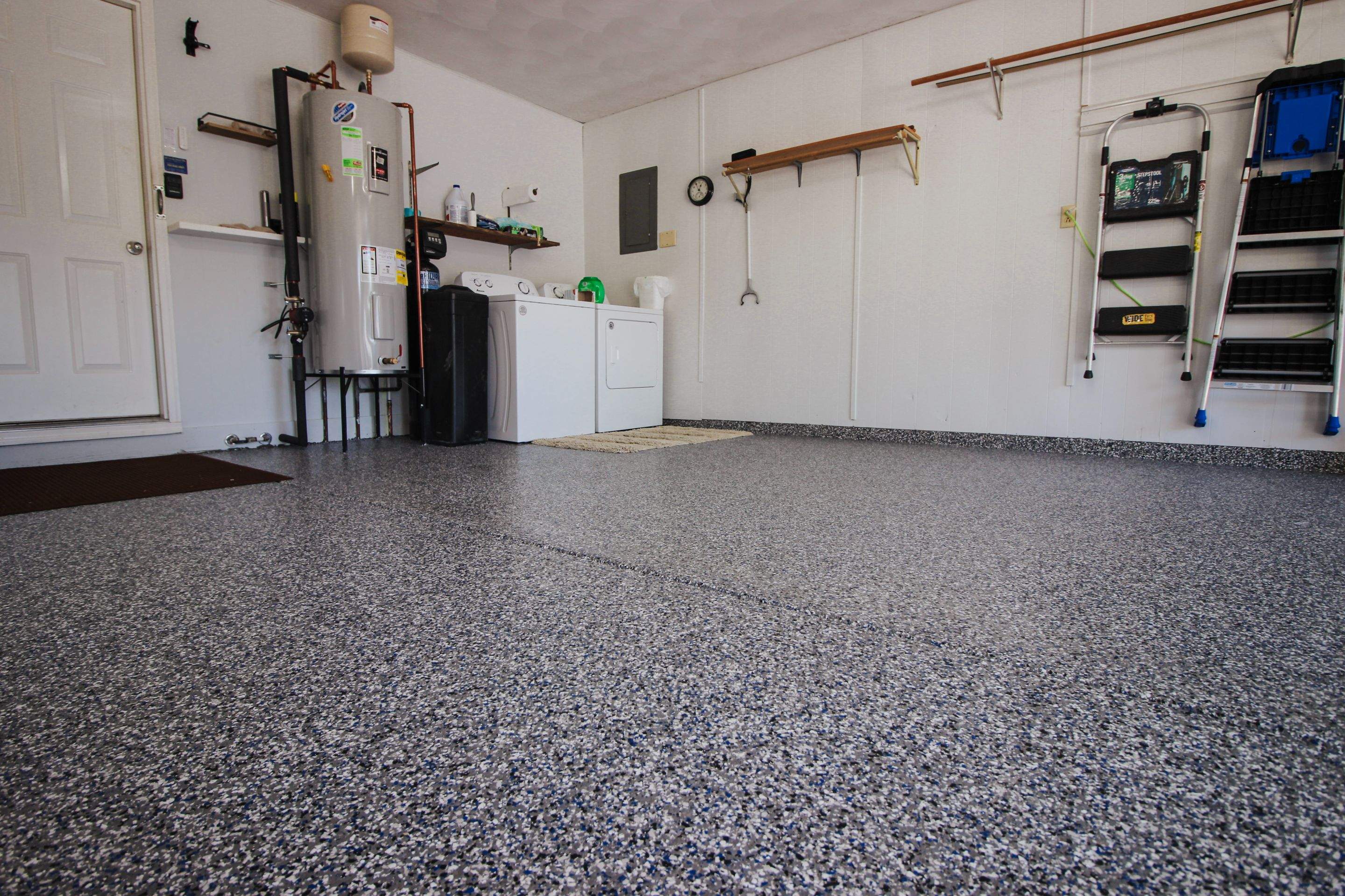 Garage Floor using Galaxy Blue by Your1DayFloor.com