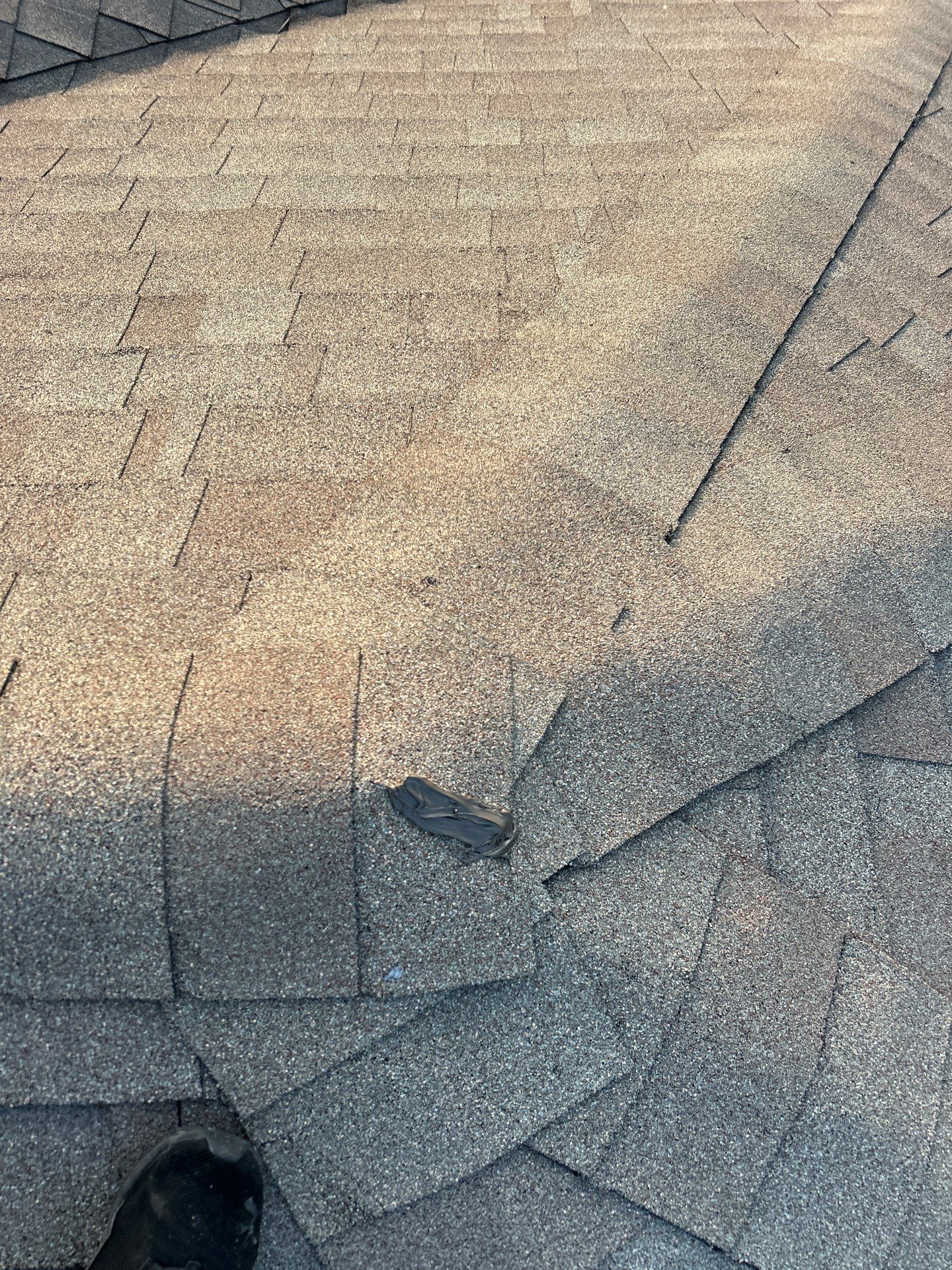 Hail Damage using Owen's Corning Duration (Lifetime) Shingles by Roof Repair Company