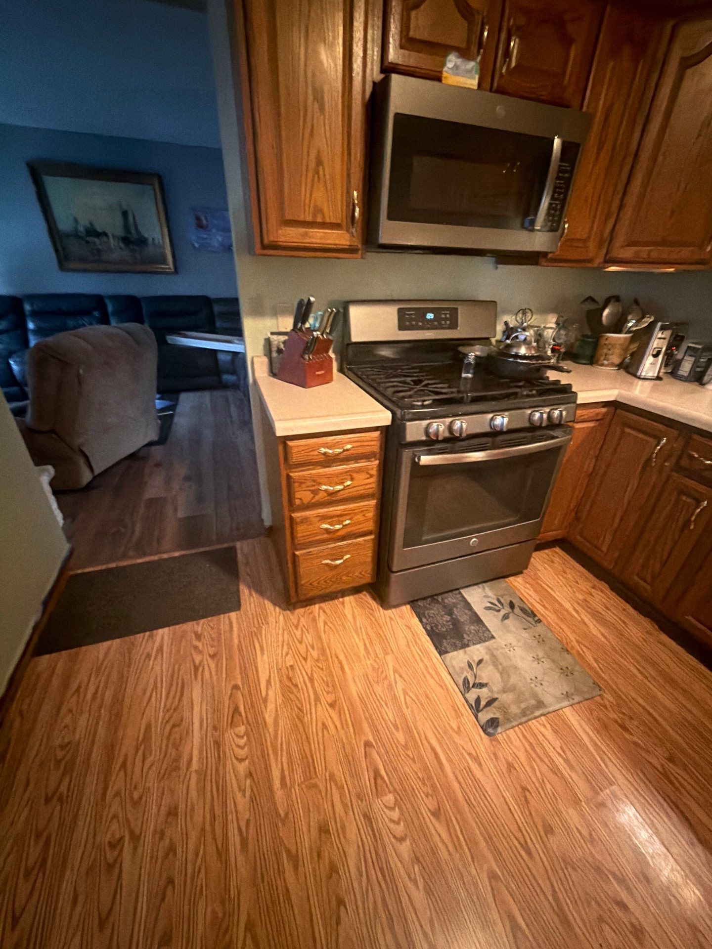 Professional Kitchen Cabinet Refinishing and Color Update in Racine by OCS Contracting Services