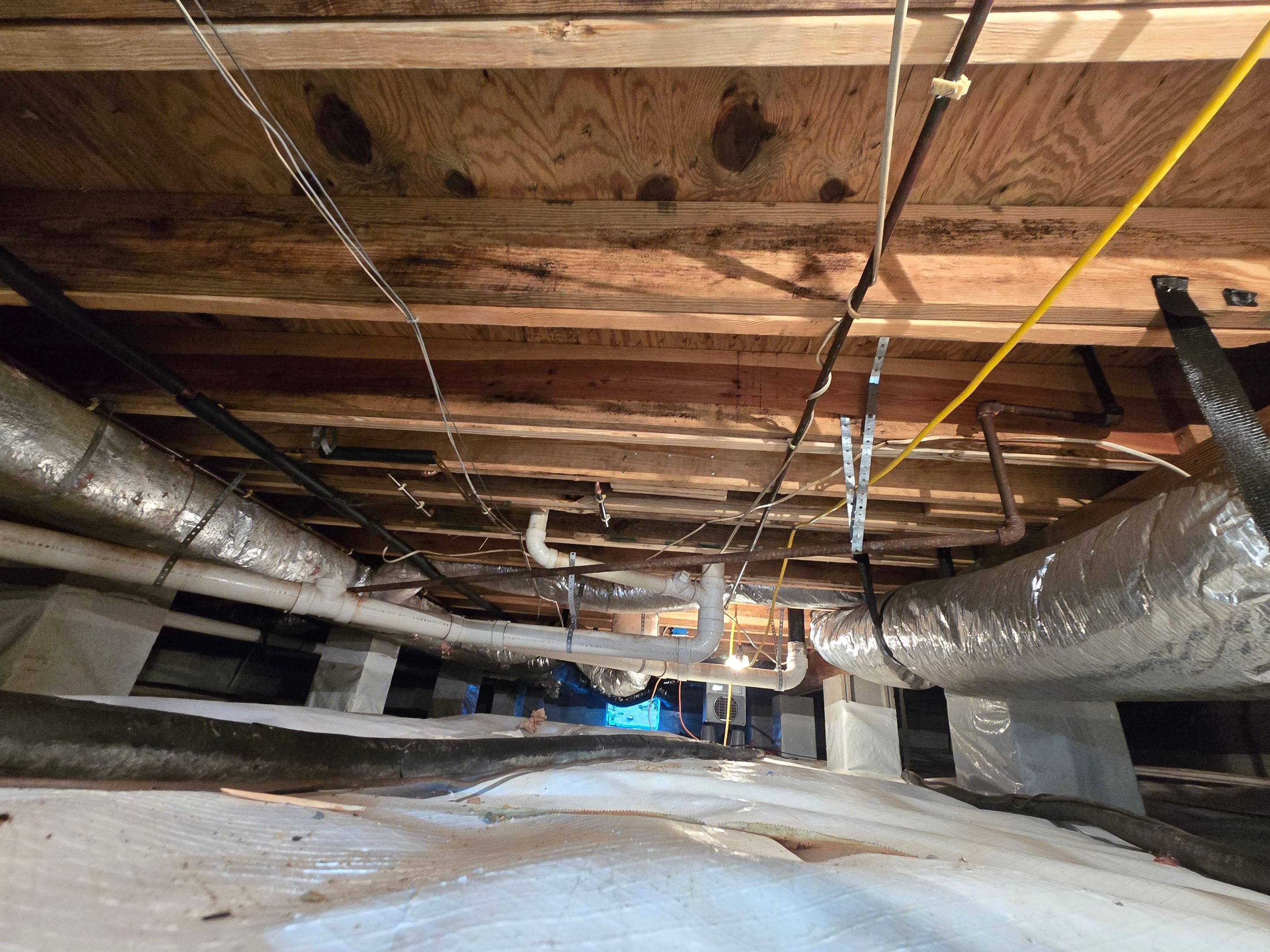 Project in Williamsburg by Patriot Crawl Space Repairs