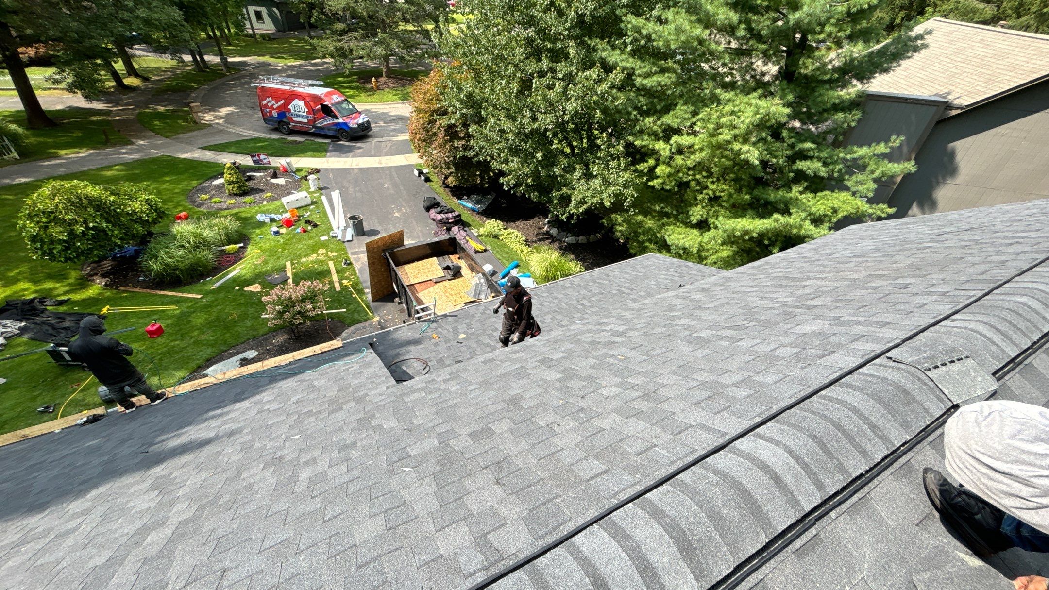 Roof Replacement using CertainTeed Landmark by 180 Contractors