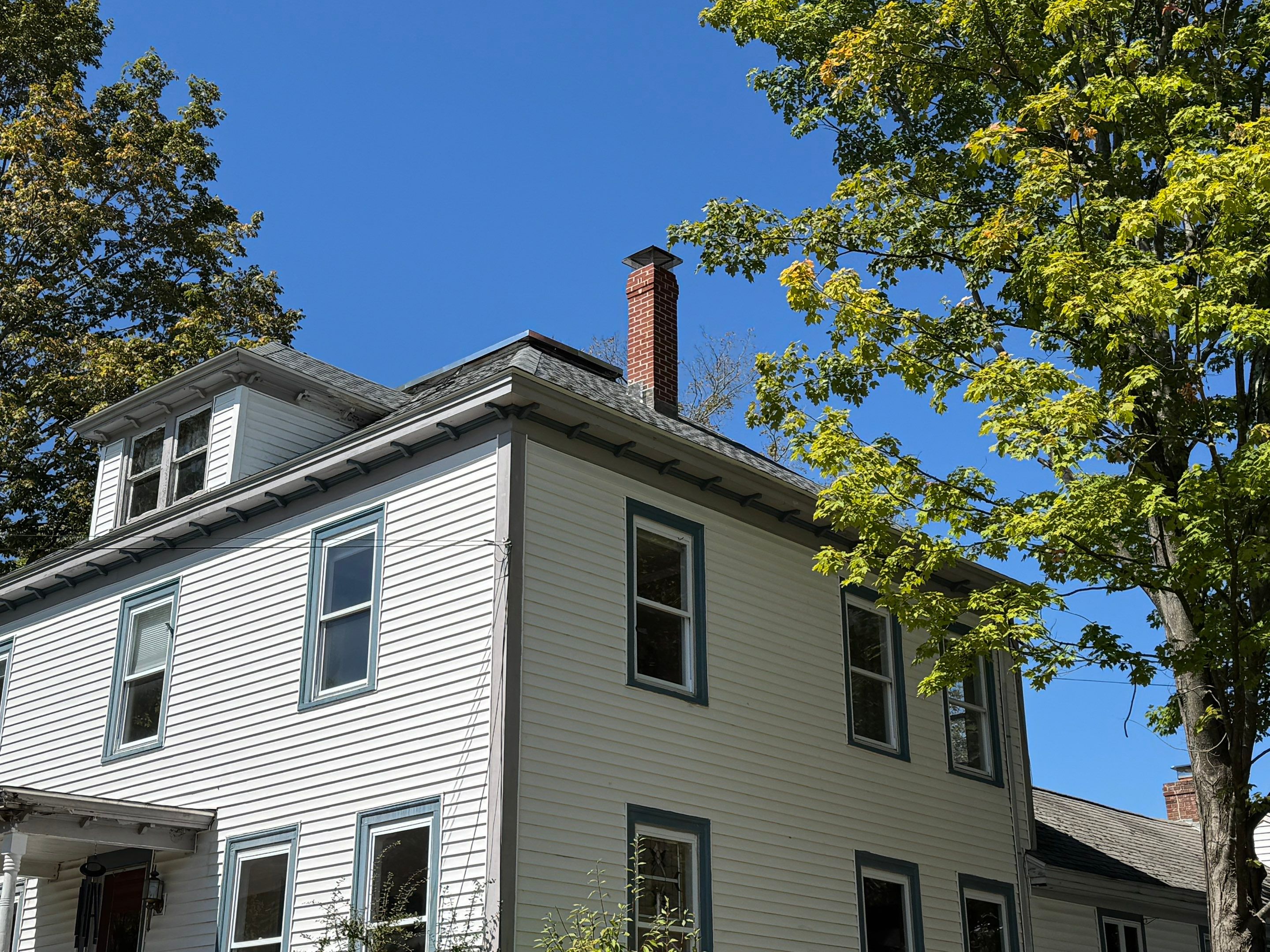 Full Roof Replacement on Historic Farmhouse with Decking Replacement – Repeat Customer by Sensible Home Solutions