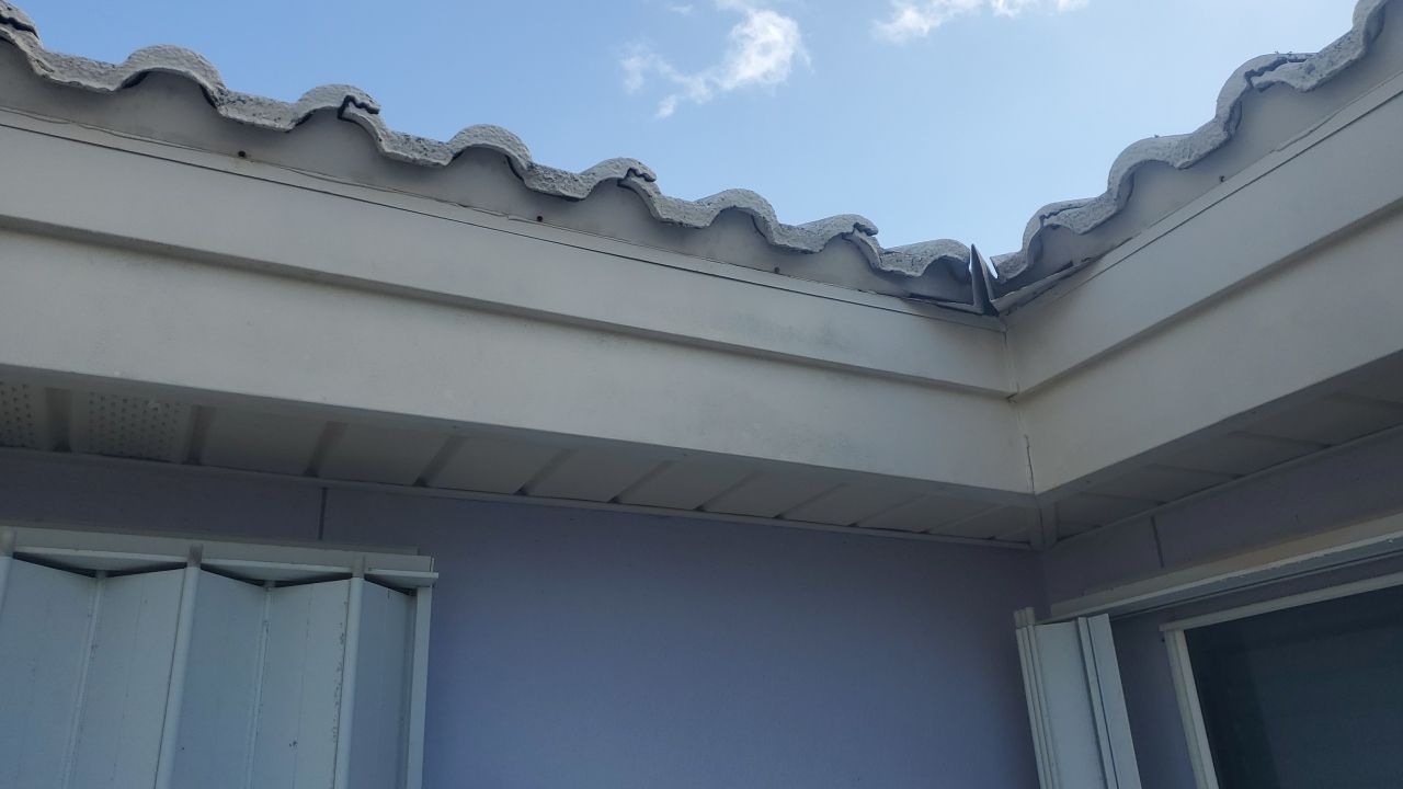 Fascia Repair using Custom Fabricated Aluminum Fascia Metal by Lighthouse Roofing