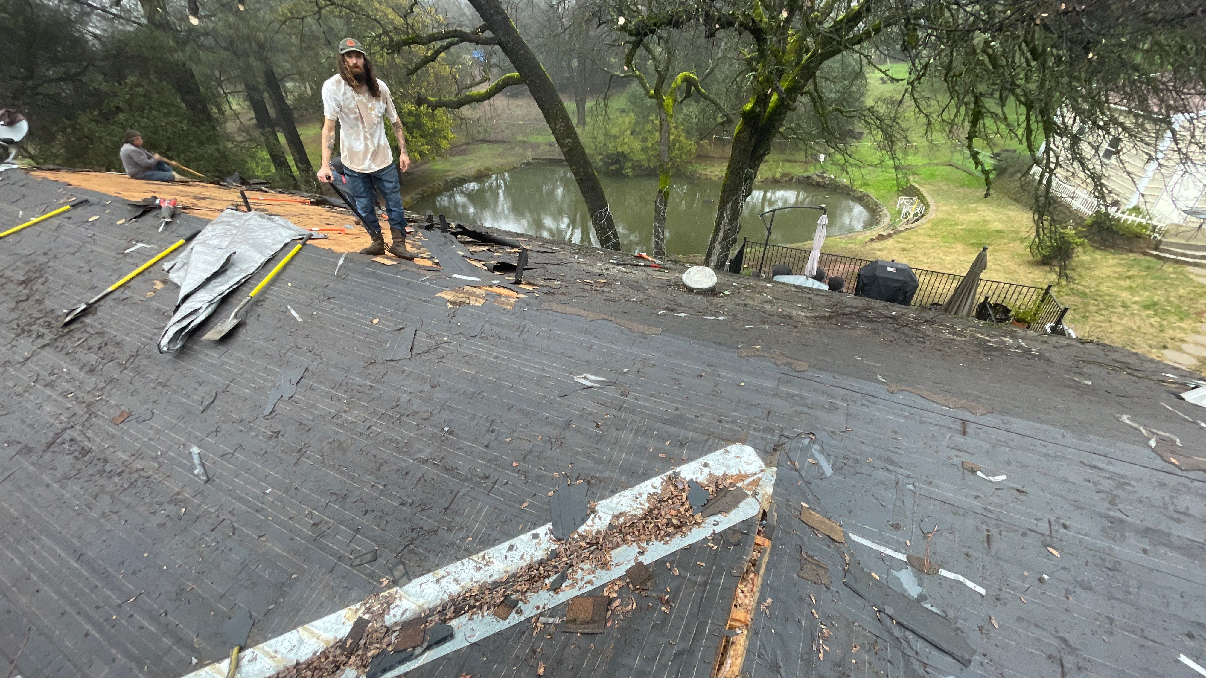 Residential Roofing Installation using Owens Corning Roofing Shingles by Byers Enterprises 