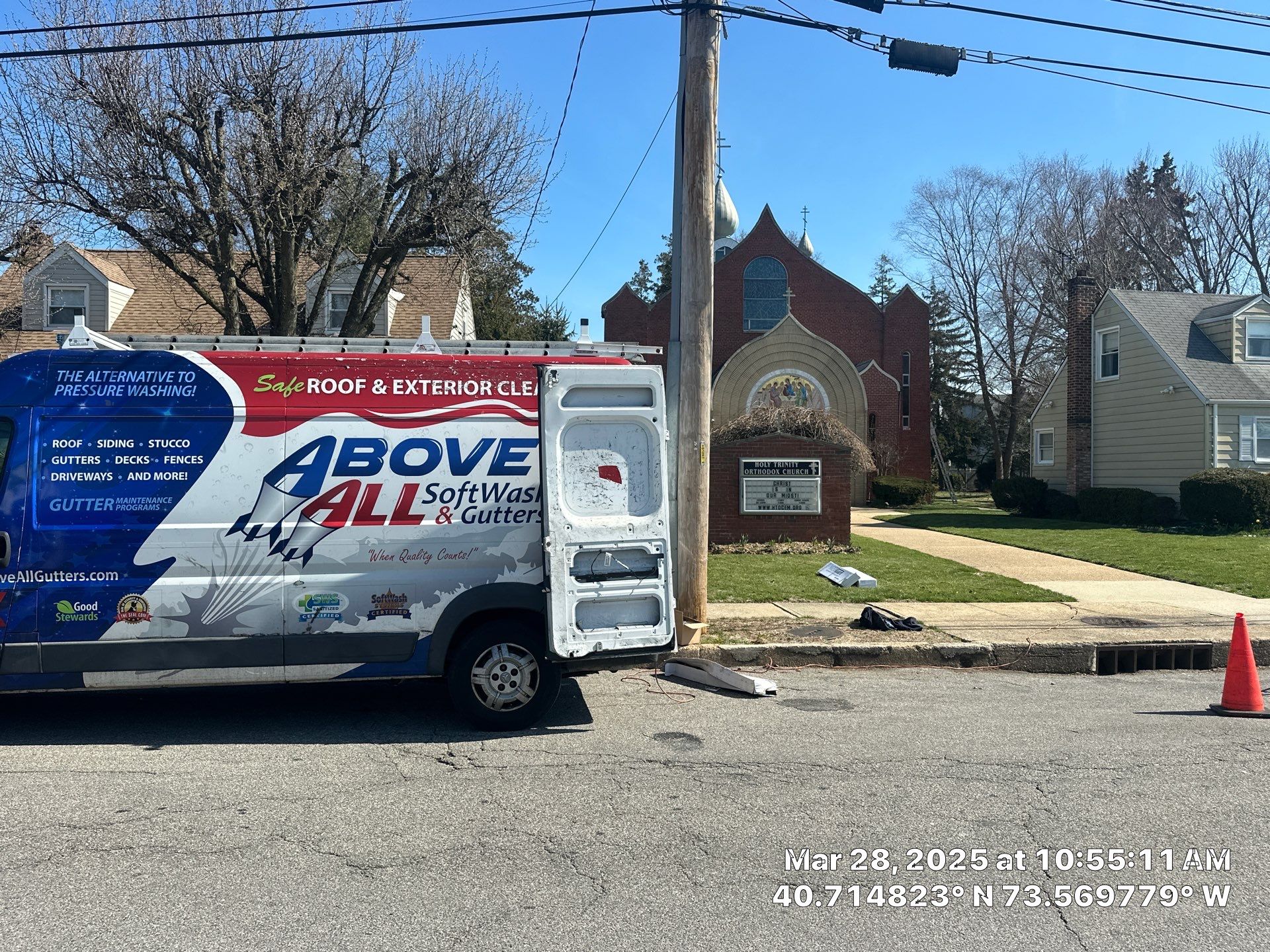 🏛️ Project Spotlight: Holy Trinity Orthodox Church, East Meadow by Above All Gutters 