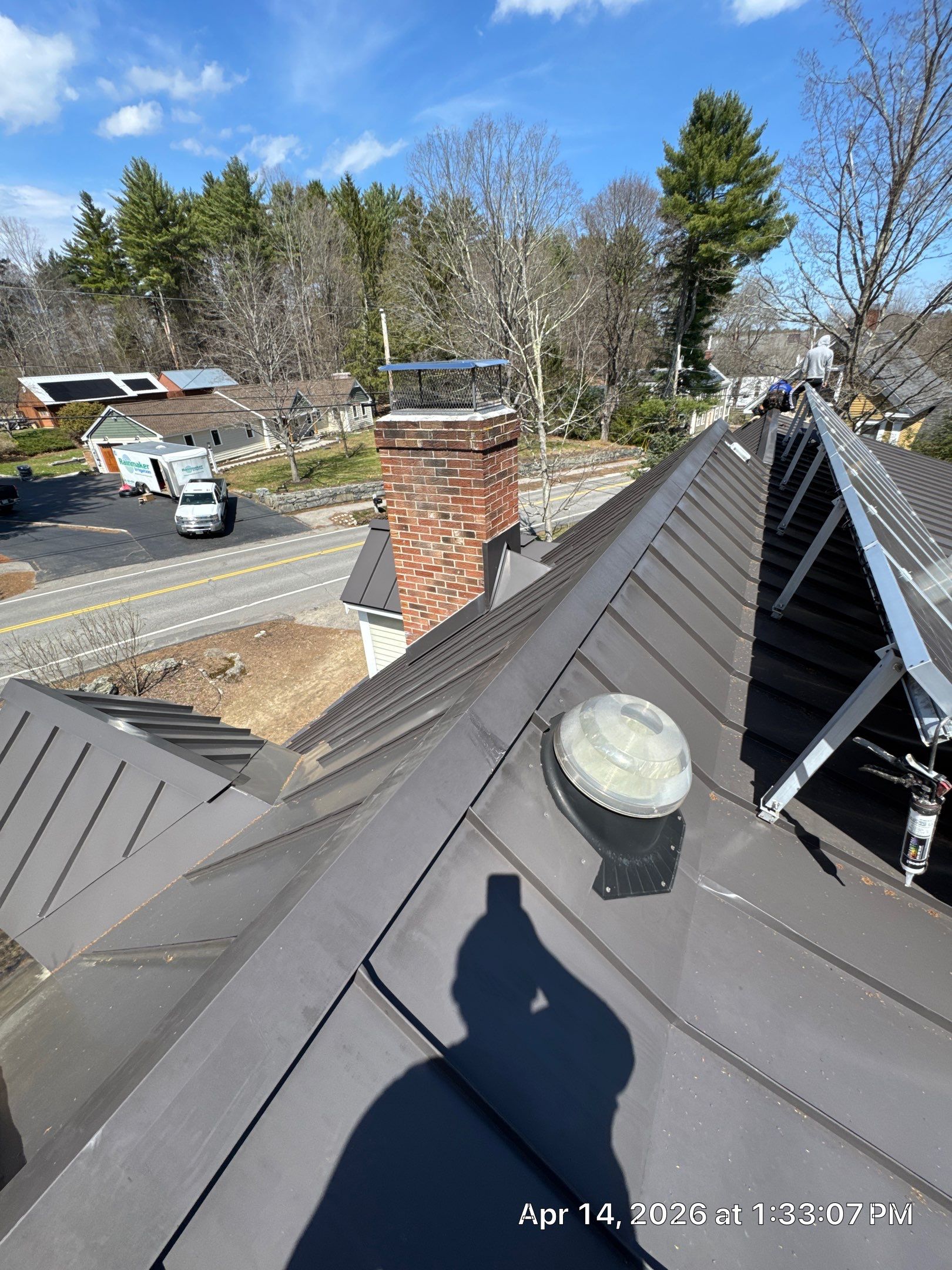 Metal Roof Leak Repair in Newfields, NH (Standing Seam Roof Fix Without Replacement) by Compass exteriors