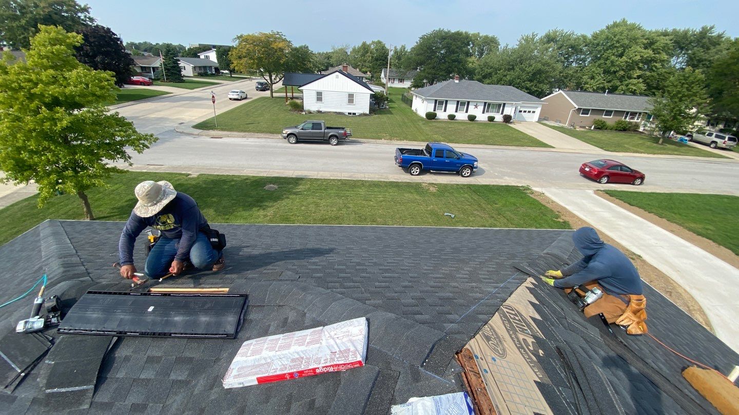 Residential Roofing Installation using GAF Timberline HDZ Charcoal by Nitro Roofing and Construction