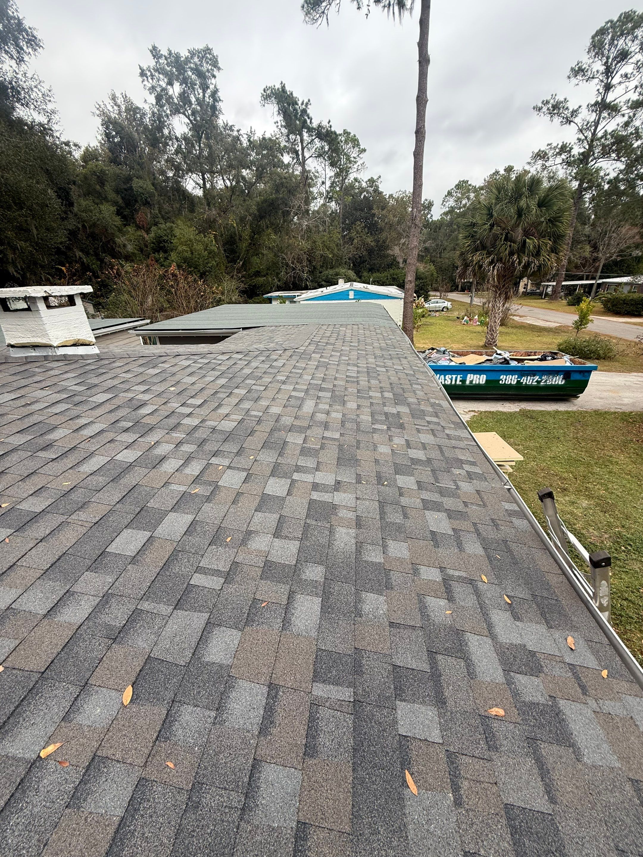 Shingle Reroof with Flat Section in Gainesville, FL by Brehm Roofing