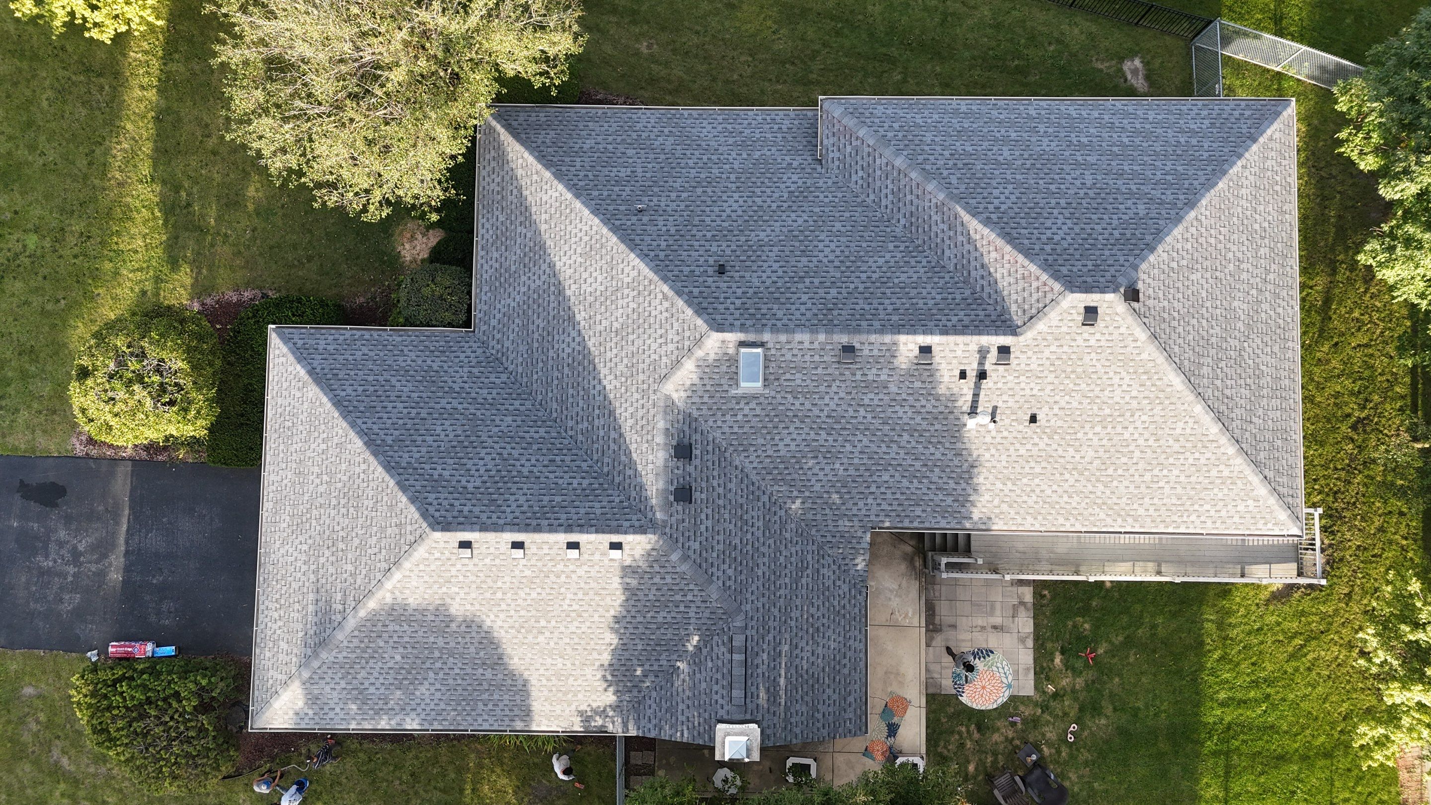 GAF Pewter Gray Roof Replacement in Mokena, IL — photo 2