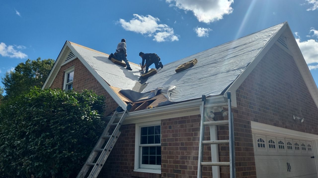 New Roof and 6 inch Gutters by Just In Time Roofing and Restoration