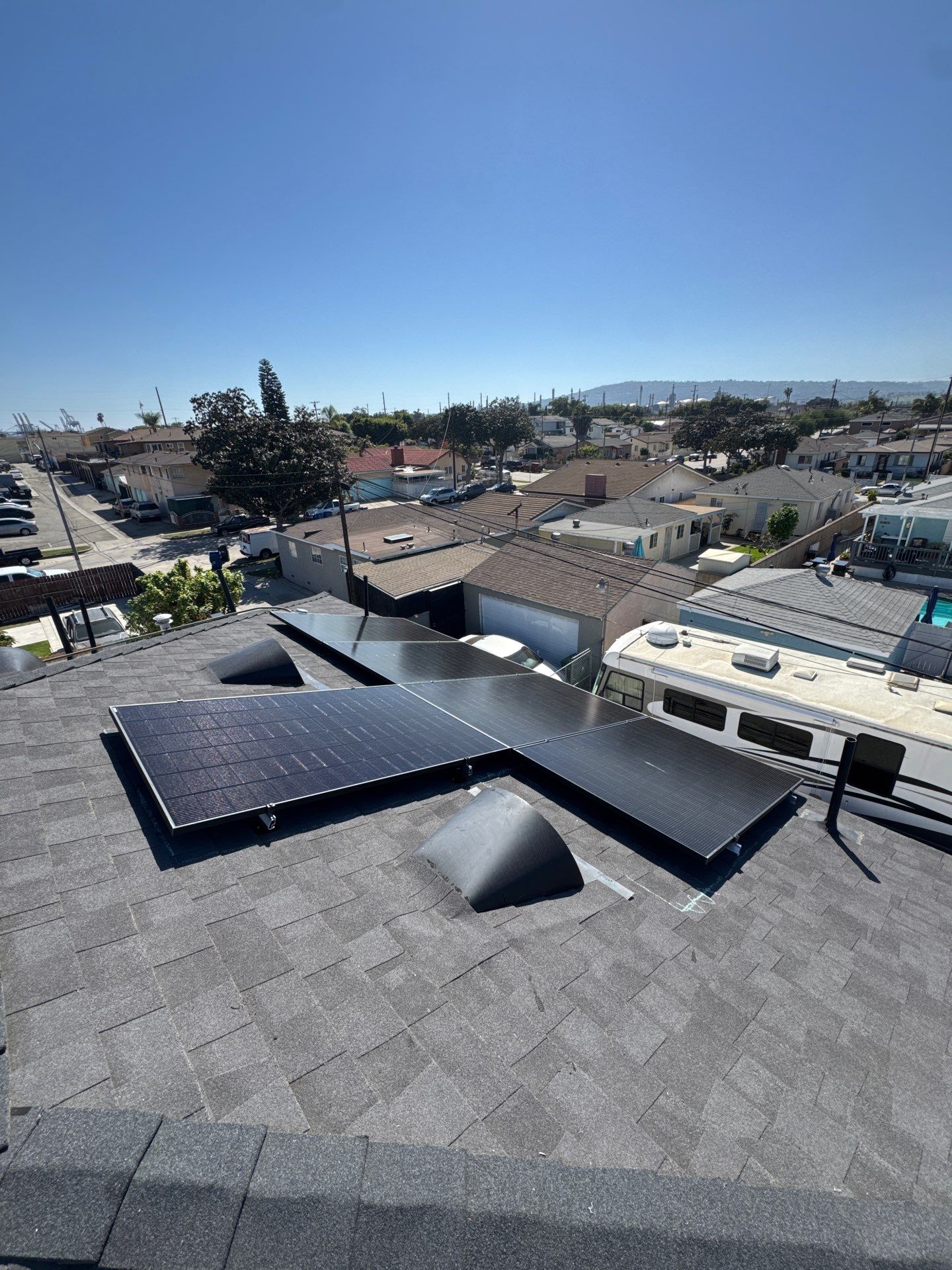 Residential Solar Panel Installation and Electrical Service Upgrade in Los Angeles by AWS Solar