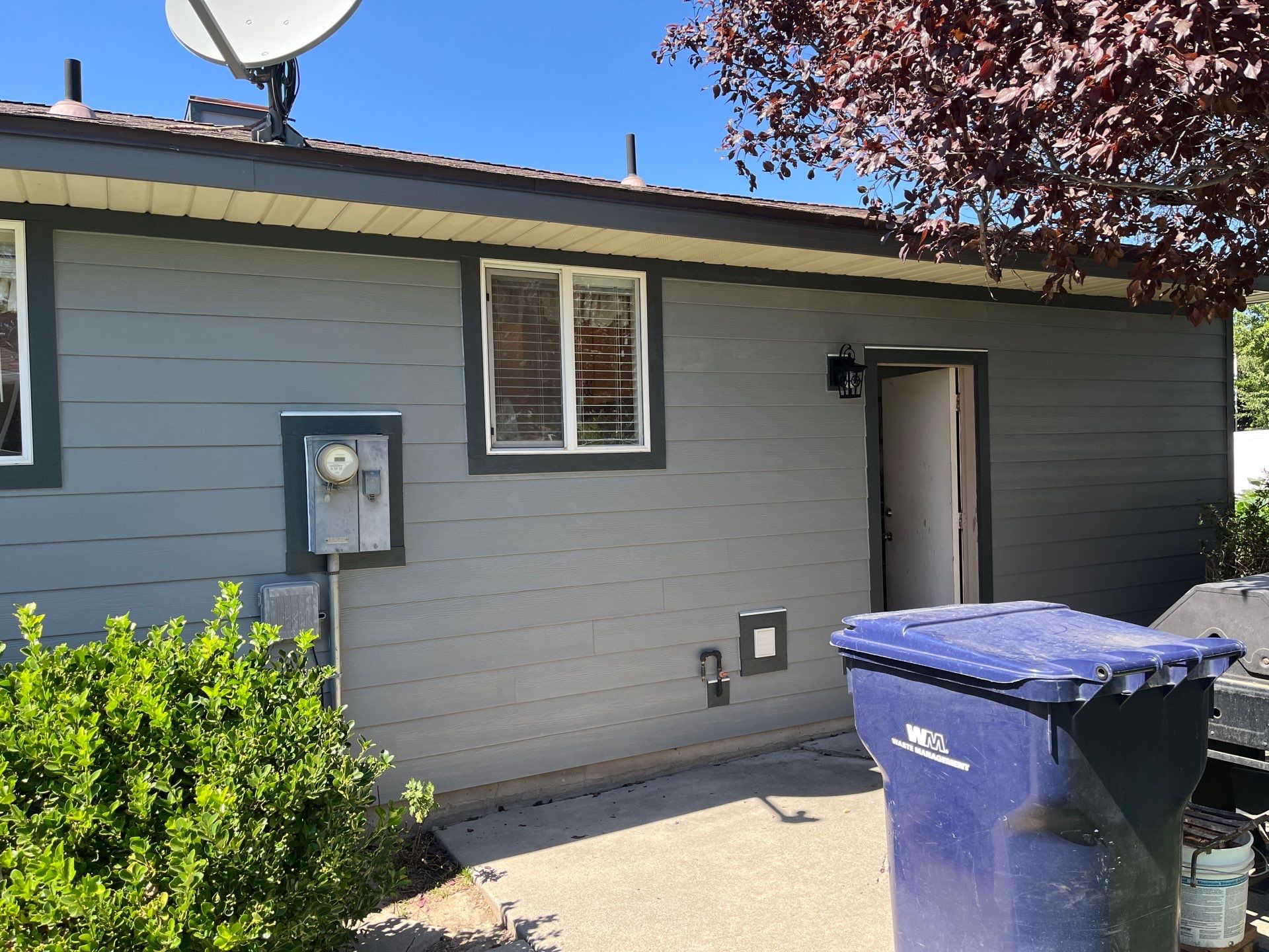 Sandy | Custom Hardie Mixed Profiles | Gray Slate & Iron Gray Trim by Ideal Siding Utah