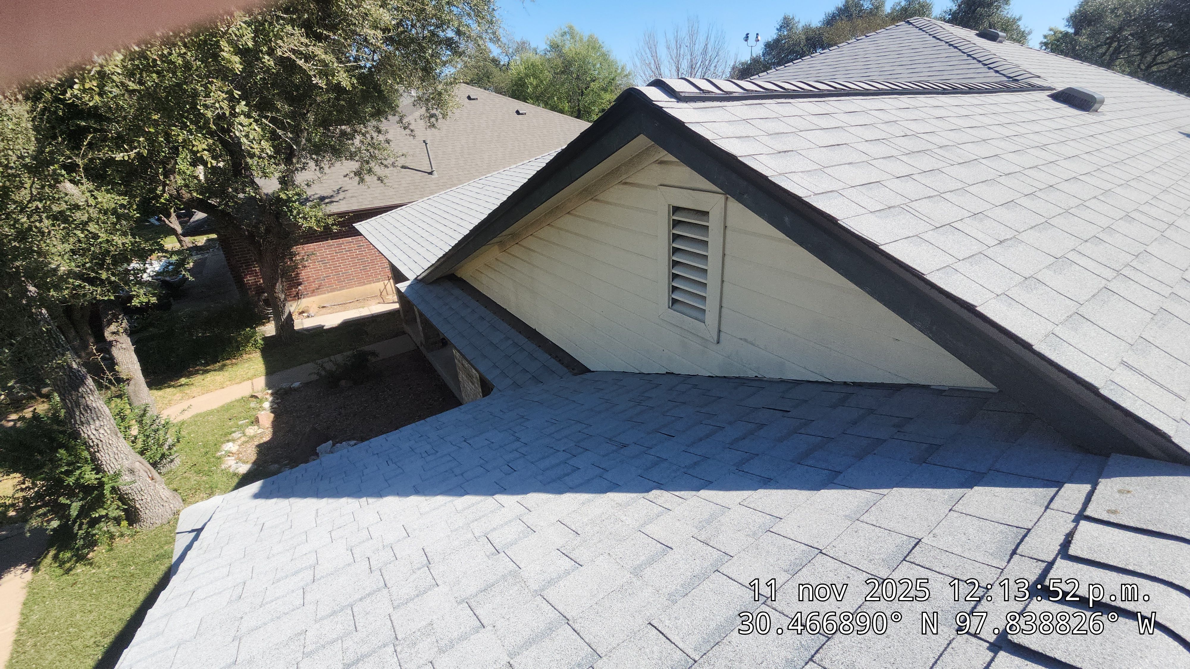 Asphalt Shingle Roof Replacement and Hail Damage Repair in Cedar Park by Caliber Restoration LLC