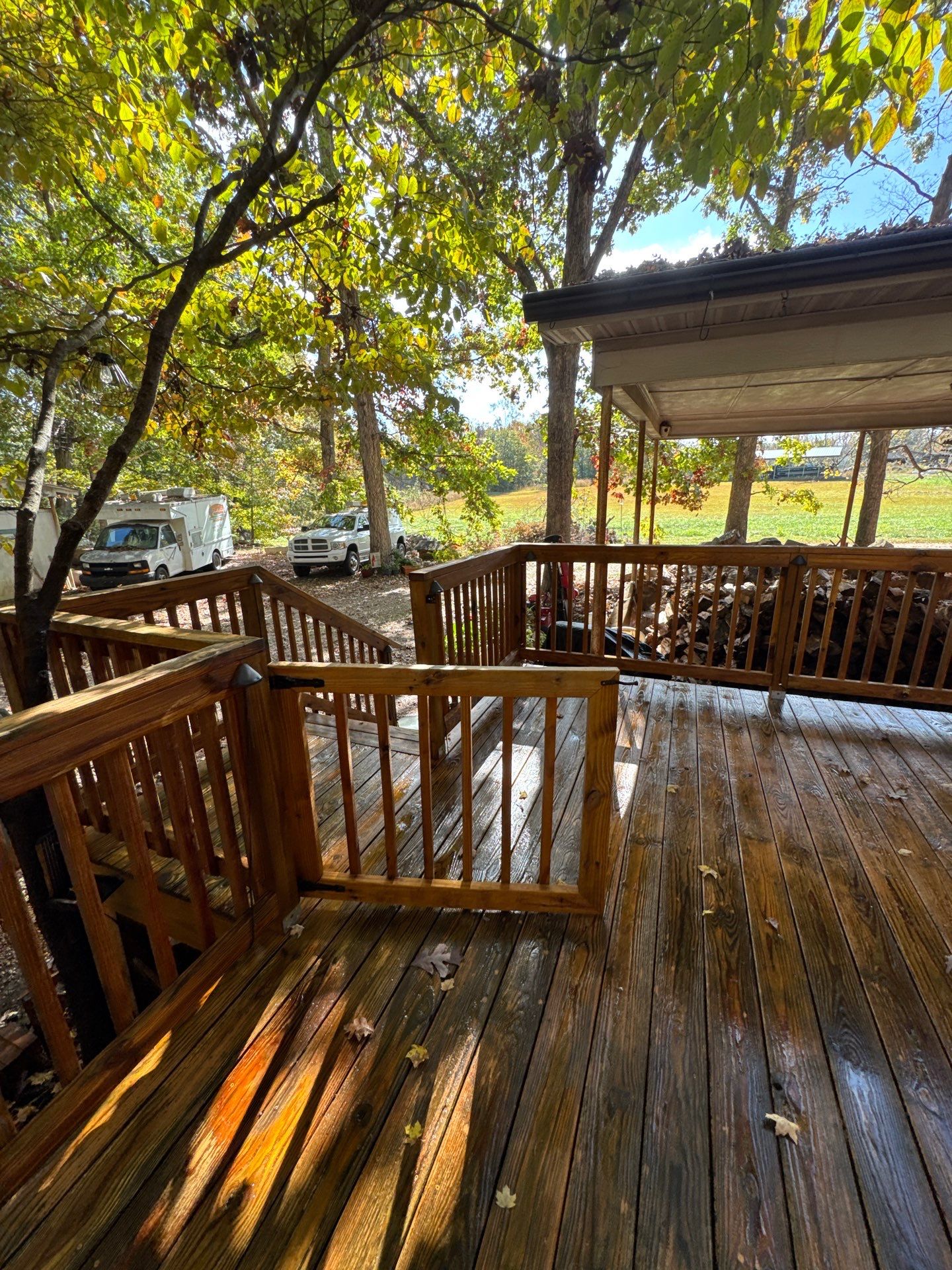 Weathered Deck using Wood Sealant by DuraSeal