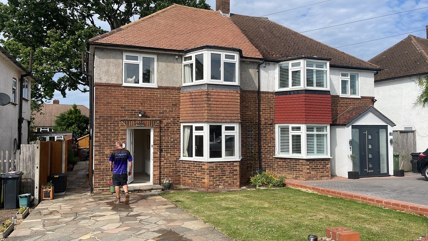 Roof Clean  - Moss Removal - Gutter Clean using Honda 15lpm Low Pressure Washing Machine by Ges Exterior Cleaning ltd
