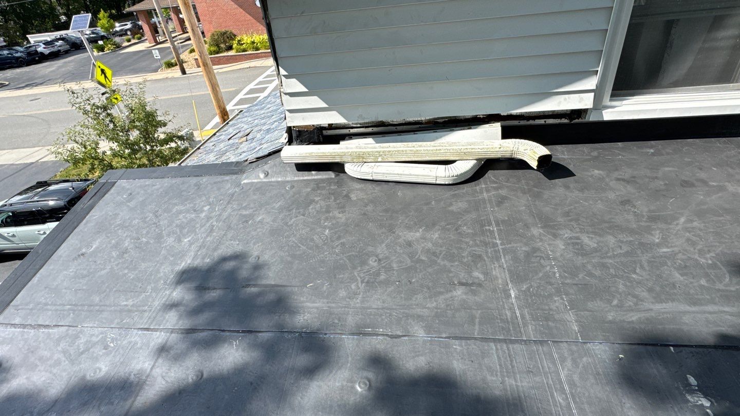 EPDM Flat Roof Installation with ISO Board on Existing Structure by Sensible Home Solutions